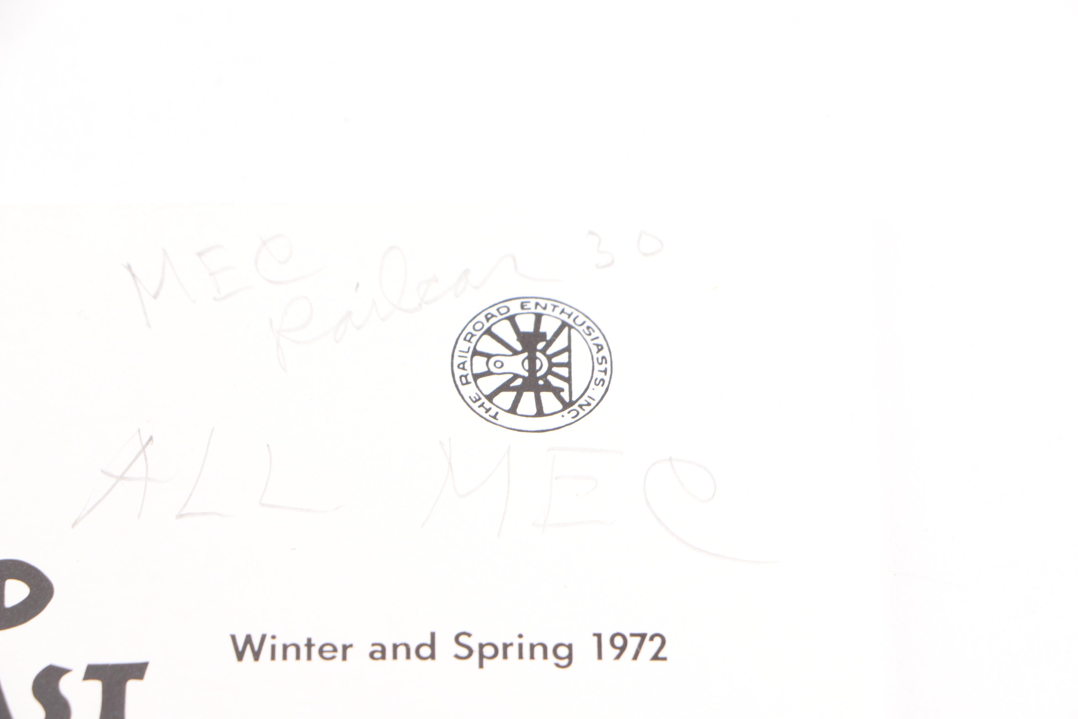 Vintage Books on Trains