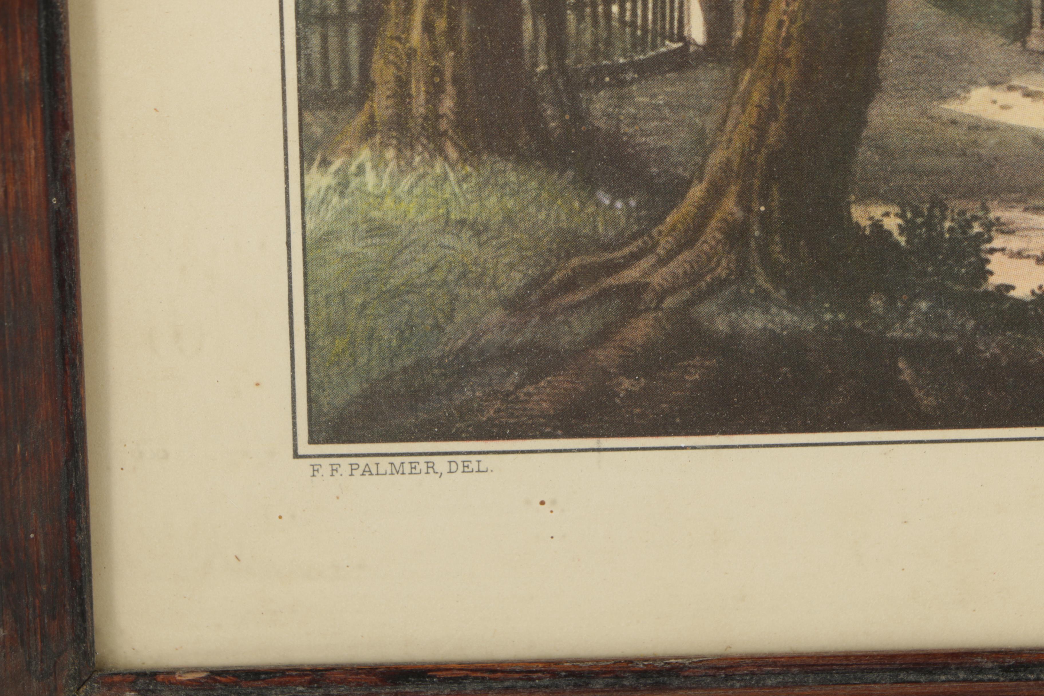 Offset Lithographs on Paper After Currier and Ives' Published Lithographs