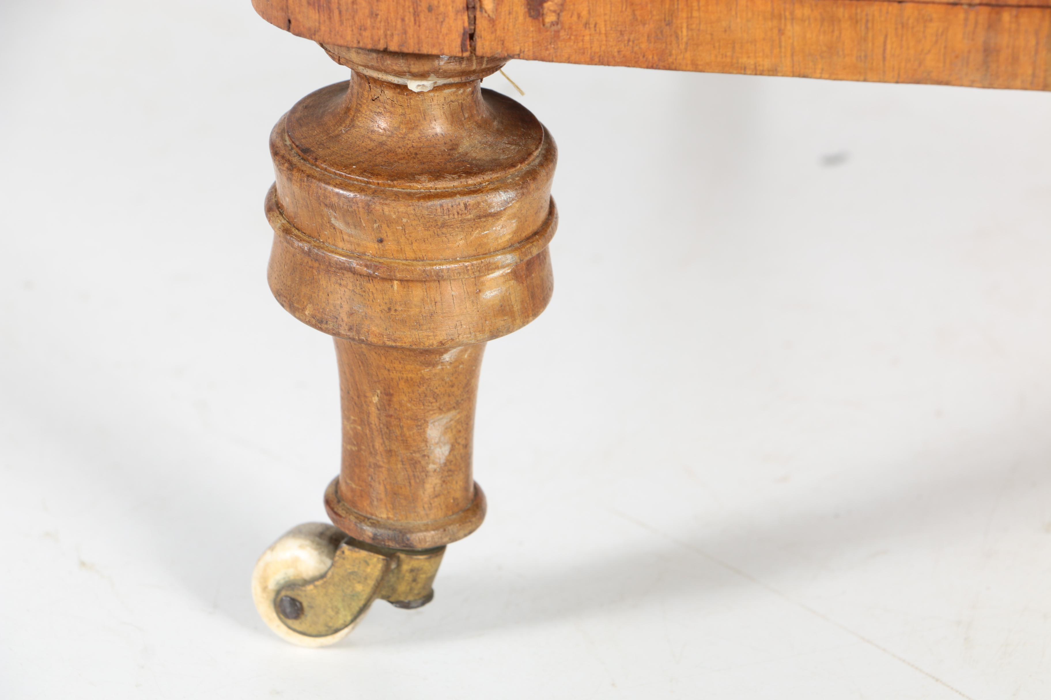 Vintage Walnut English Canterbury Magazine Rack