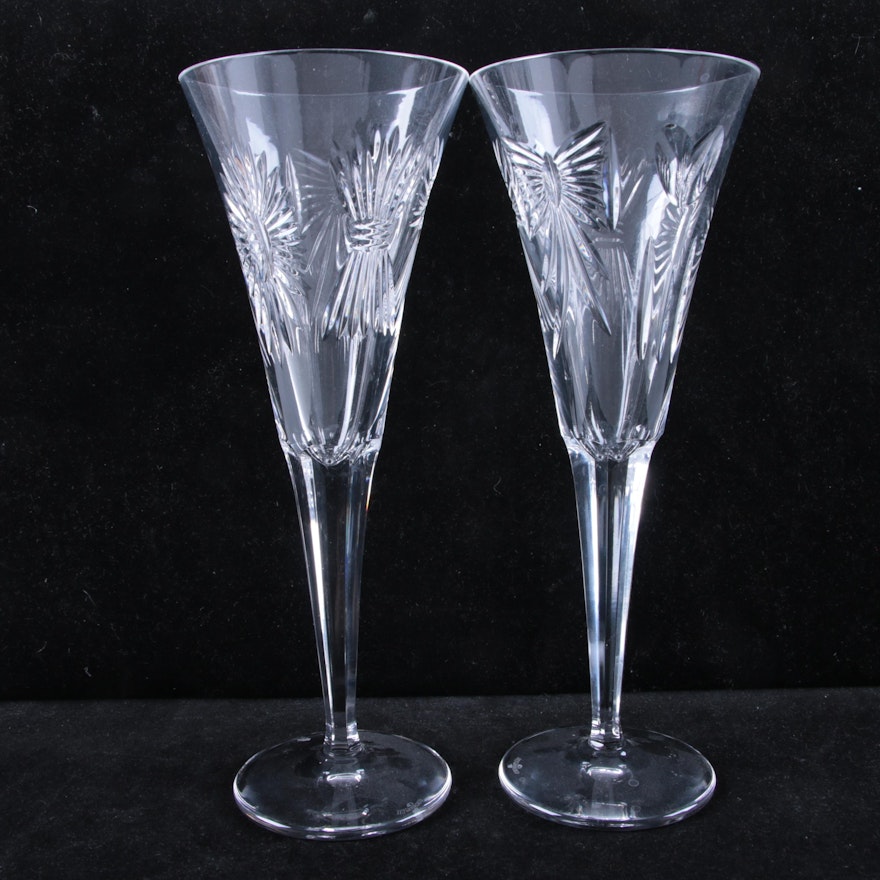 Waterford Crystal "Millennium Collection: Five Toasts" Toasting Flutes
