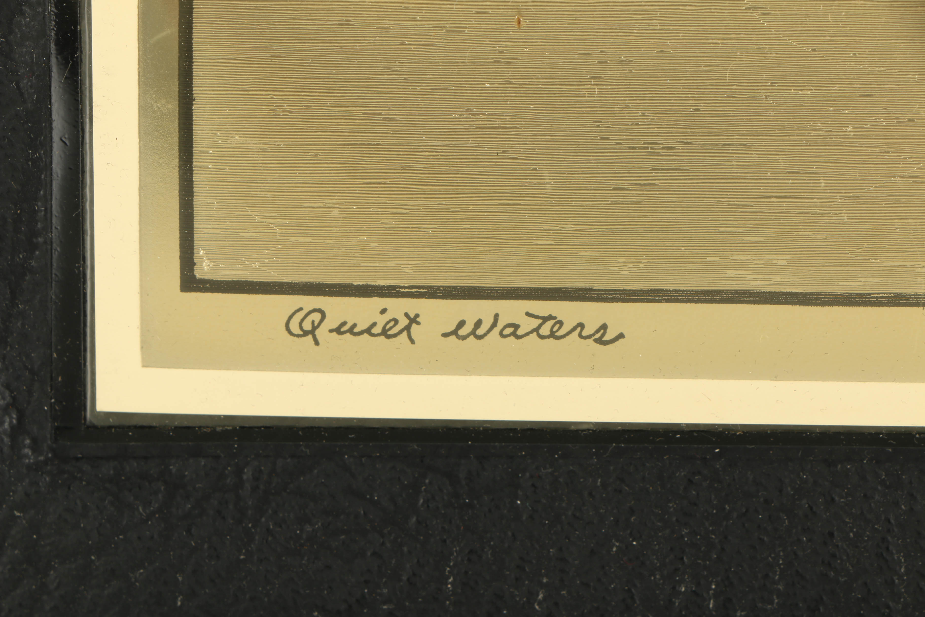 After Lionel Barrymore Halftone Prints on Foil "Quiet Waters" and "Point Magu"