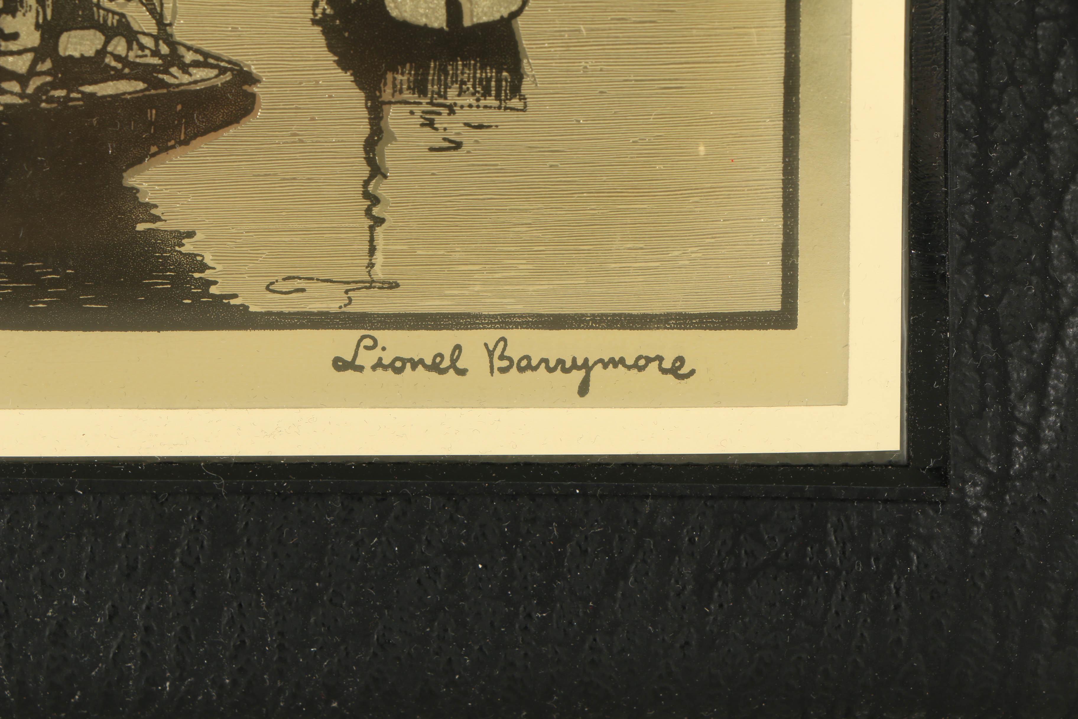 After Lionel Barrymore Halftone Prints on Foil "Quiet Waters" and "Point Magu"