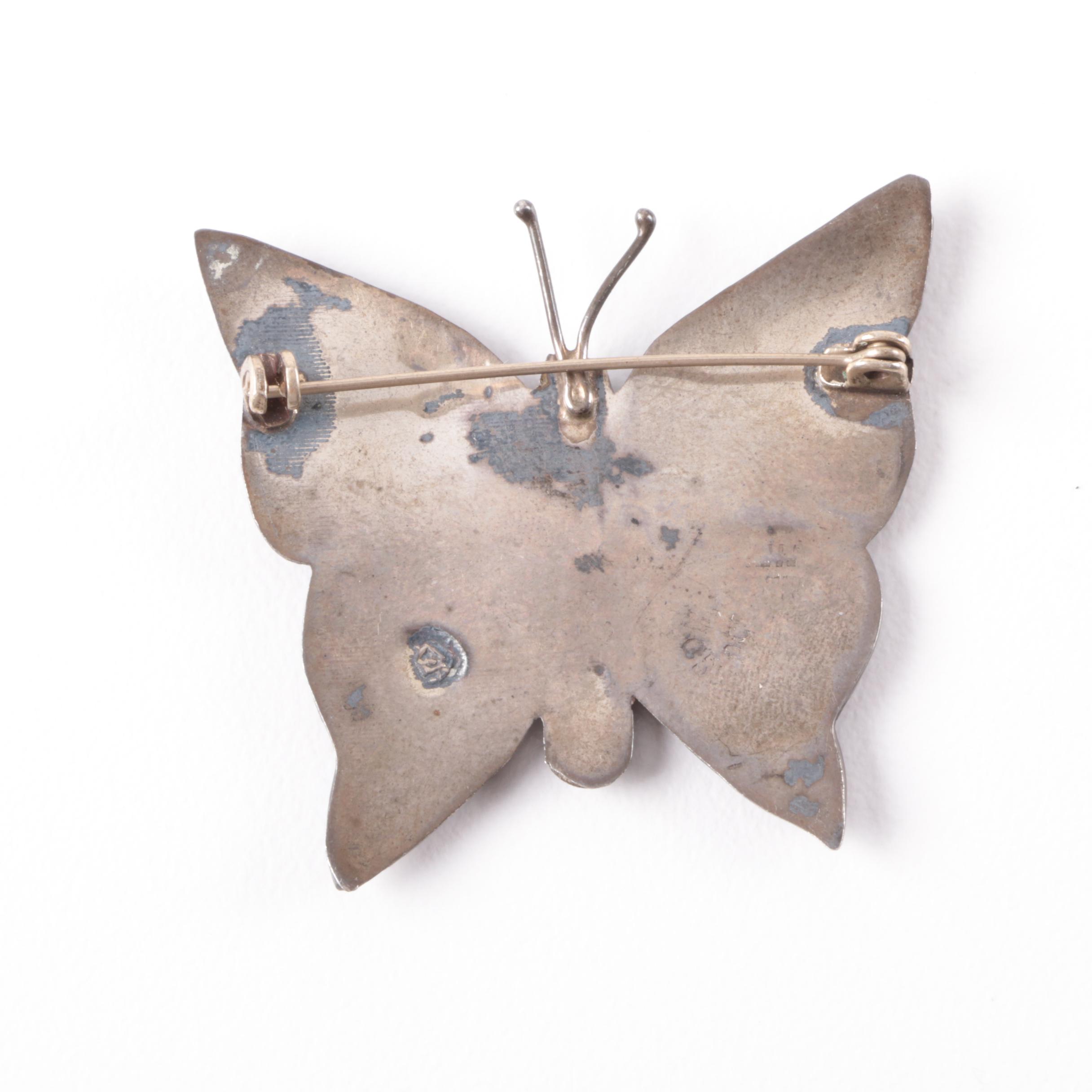 Sterling Silver Jewelry Selection Including Abalone