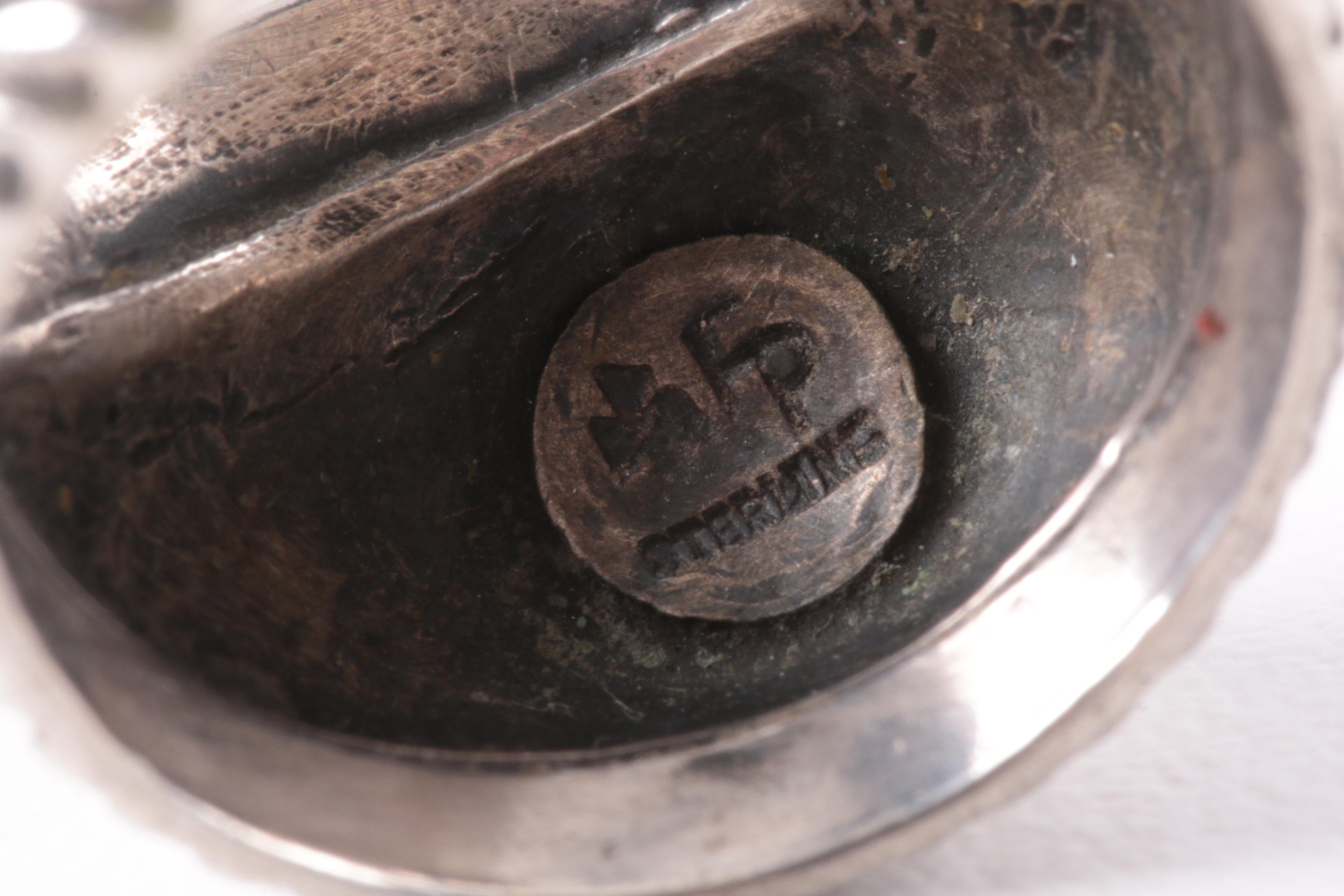 Sterling Silver Jewelry Selection Including Abalone