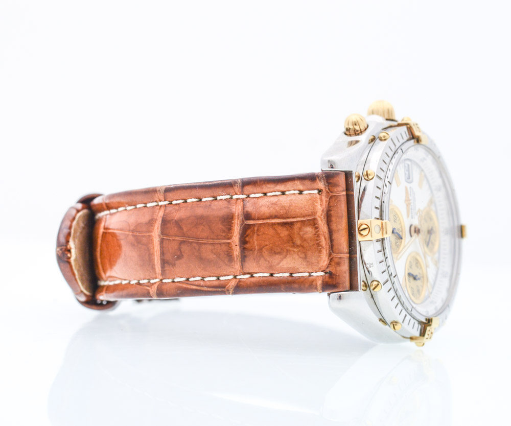 Breitling Avenger Chronograph Watch With 14K Gold Accents