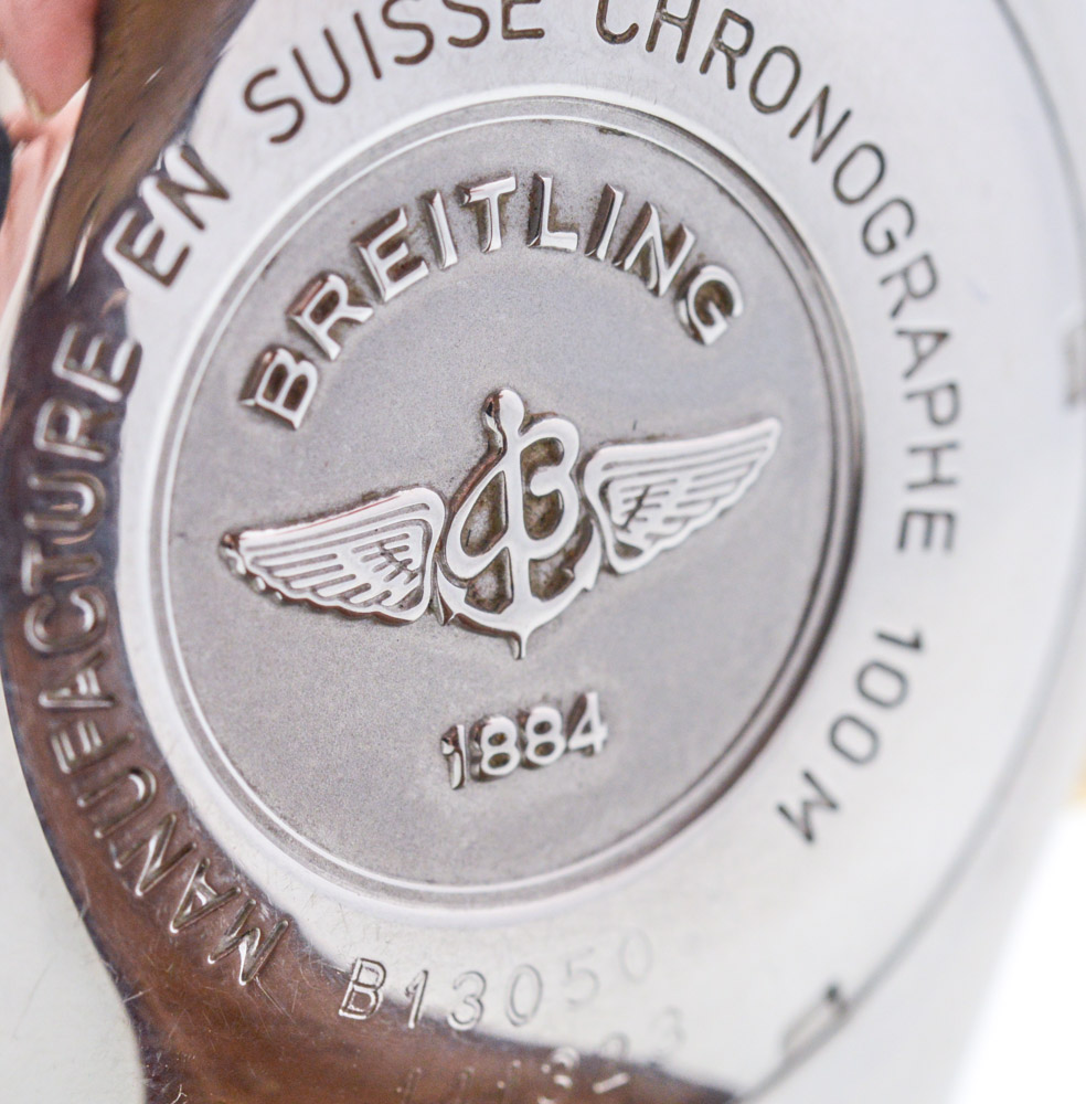 Breitling Avenger Chronograph Watch With 14K Gold Accents