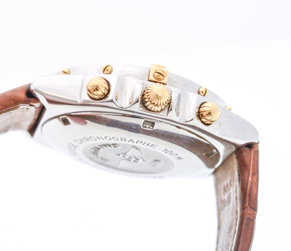 Breitling Avenger Chronograph Watch With 14K Gold Accents