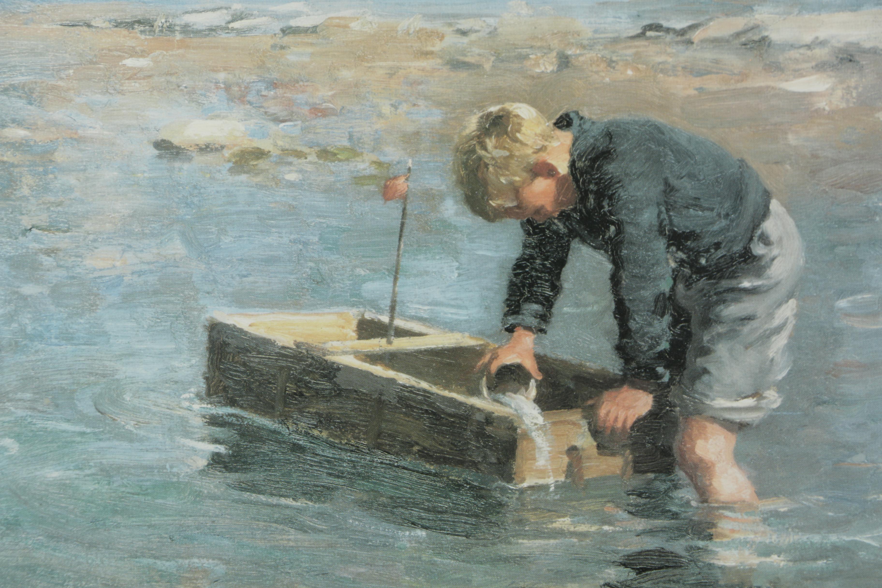 Offset Lithographs After Monet and William Marshall Brown