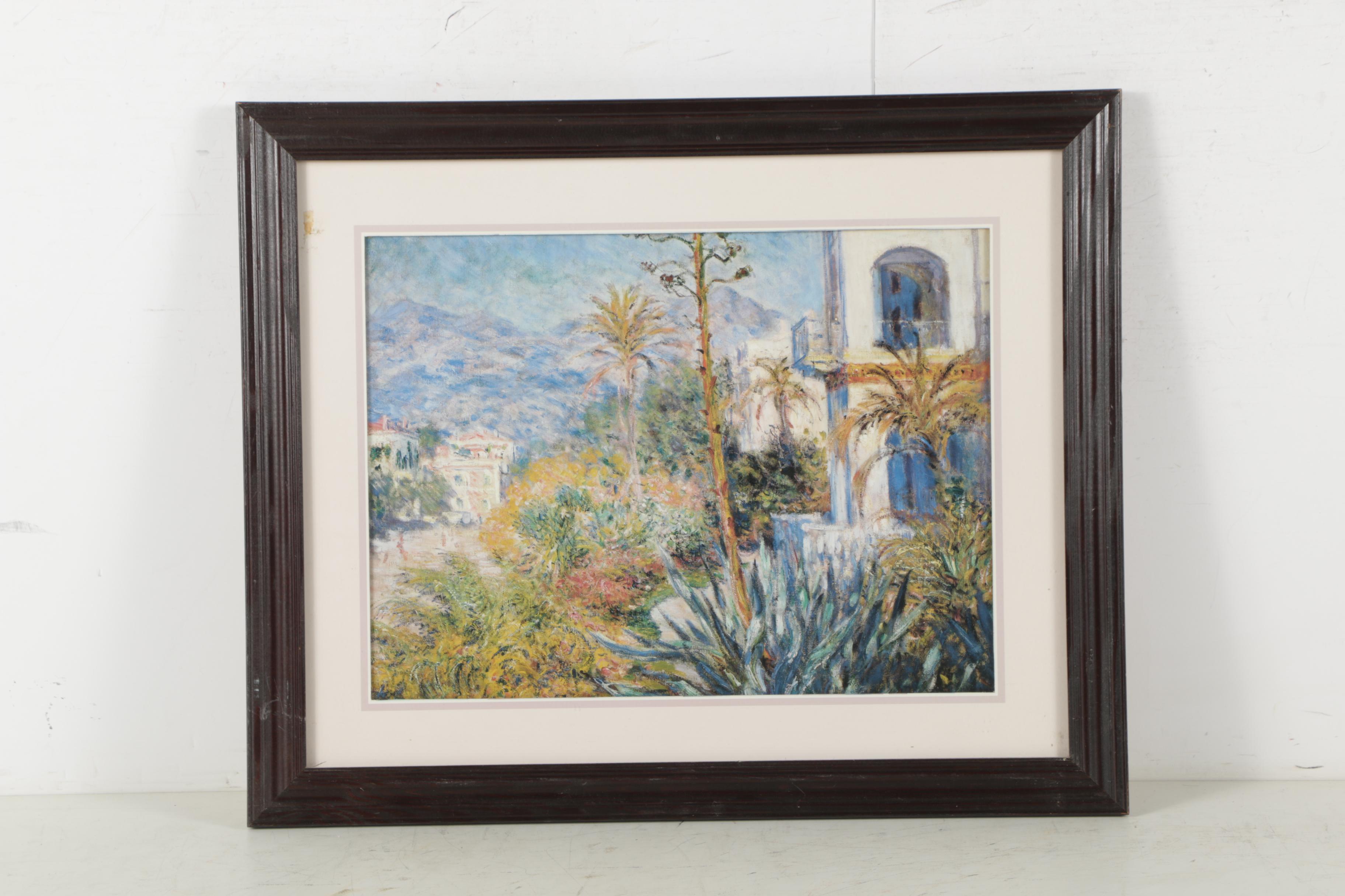 Offset Lithographs After Monet and William Marshall Brown