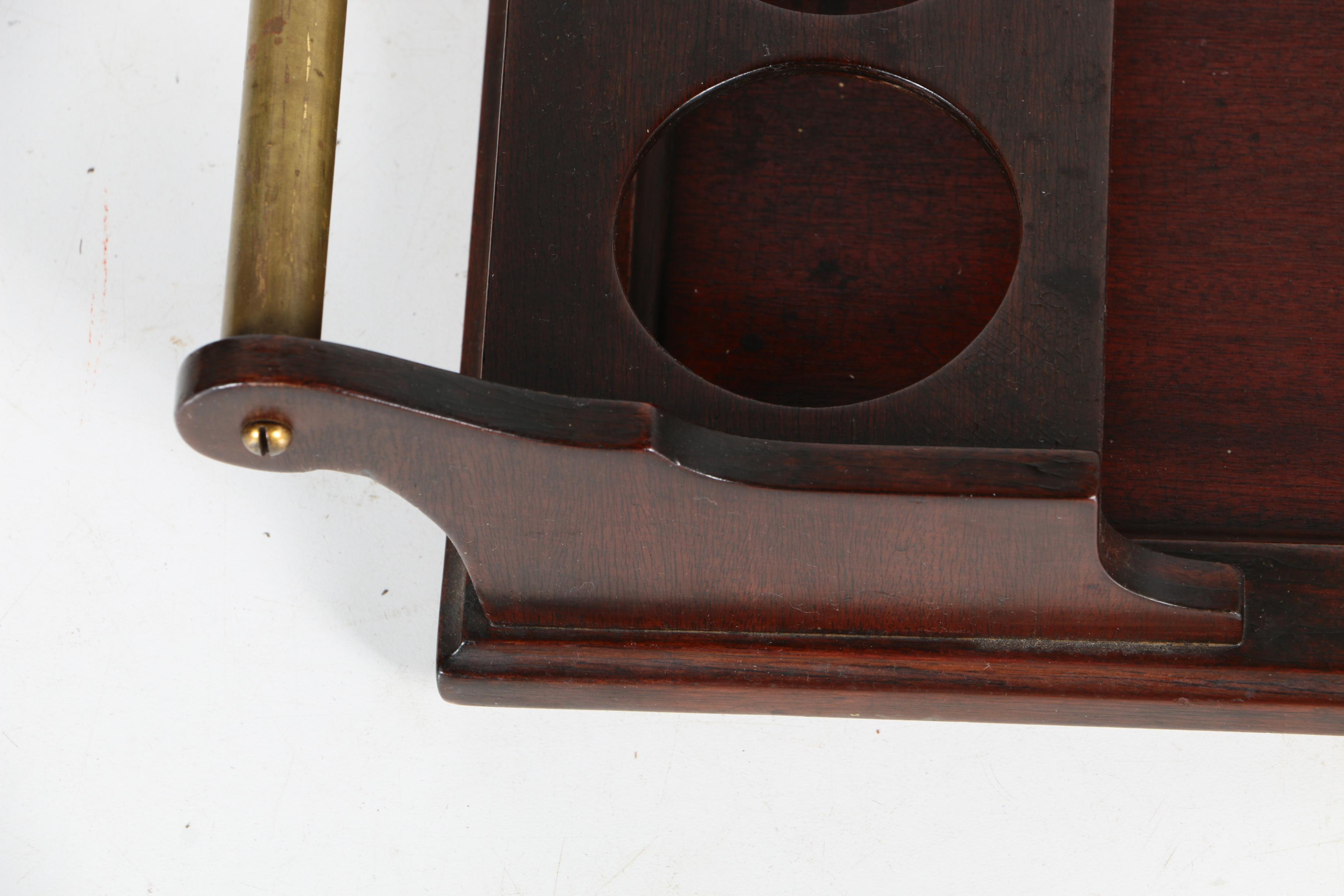Vintage Georgian Style Mahogany Bottle Tray by Ferguson