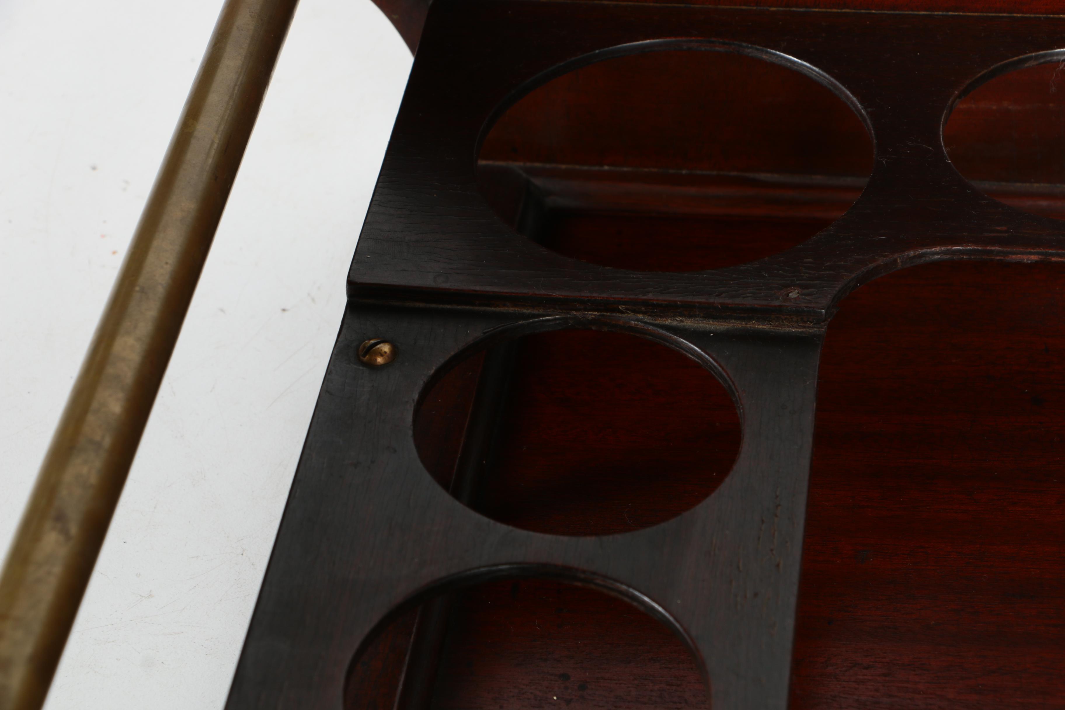 Vintage Georgian Style Mahogany Bottle Tray by Ferguson