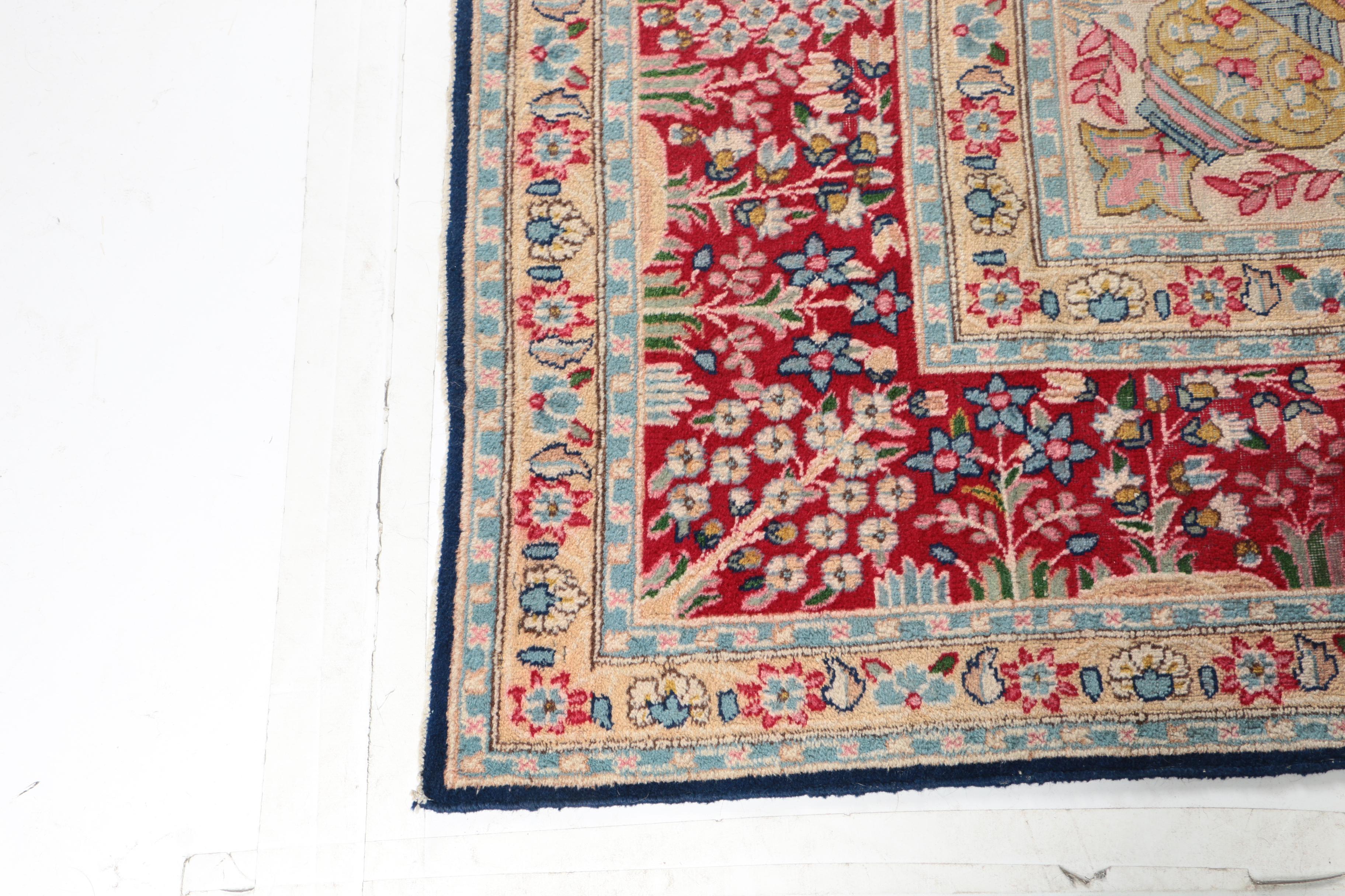 Large Semi-Antique Persian Hunting Rug