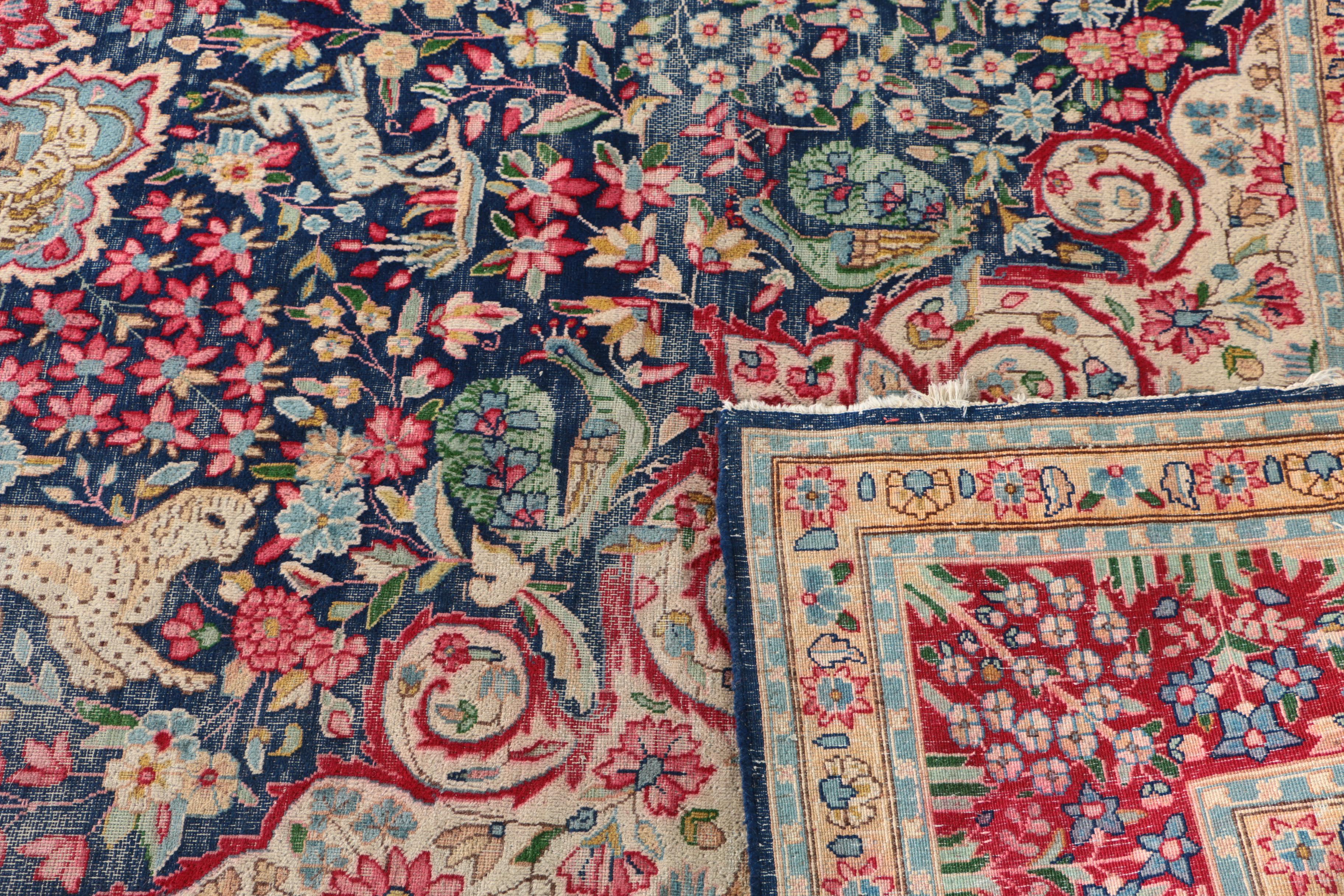 Large Semi-Antique Persian Hunting Rug