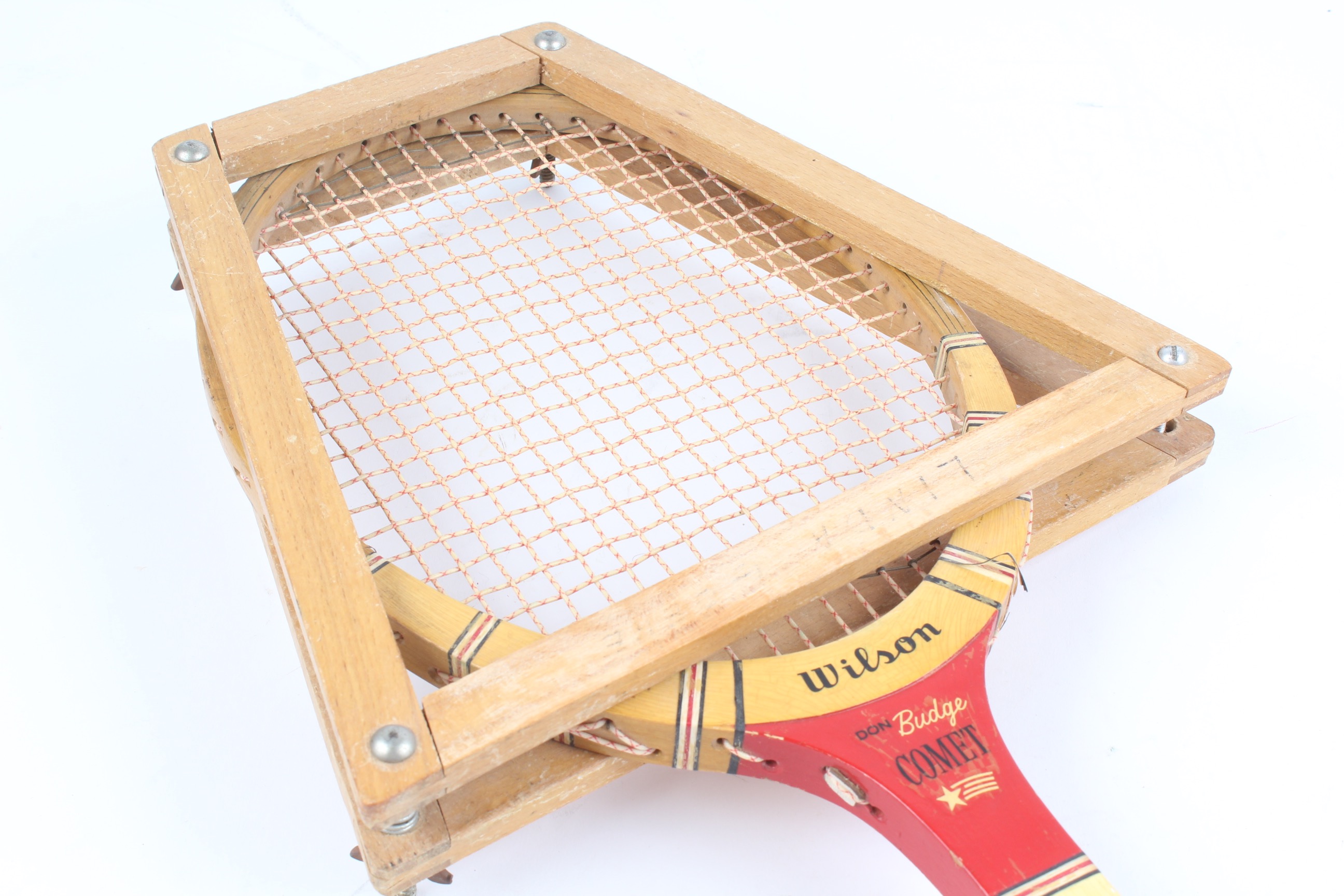 Vintage Wilson Wood Tennis Racket