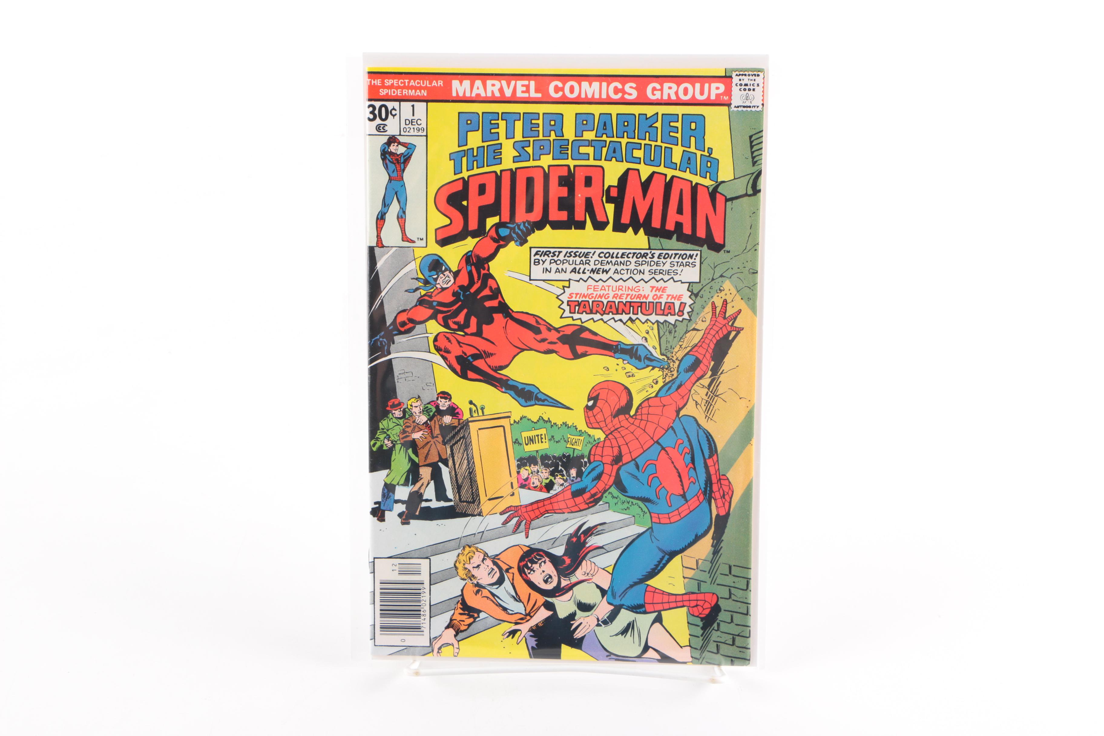 "Spectacular Spider-Man" Issues 1-4 and "Web of Spider-Man" Issue 1 Comics