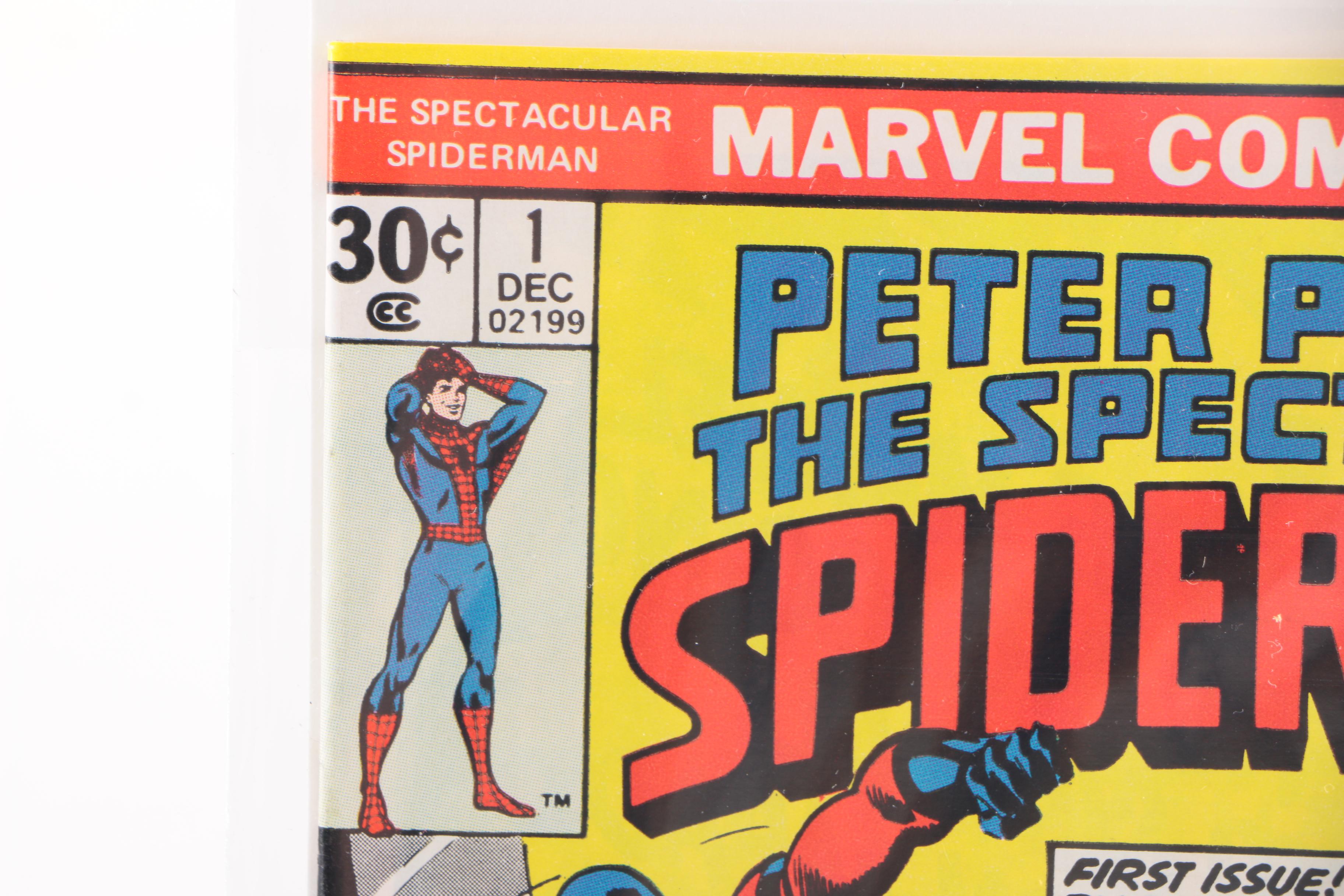 "Spectacular Spider-Man" Issues 1-4 and "Web of Spider-Man" Issue 1 Comics