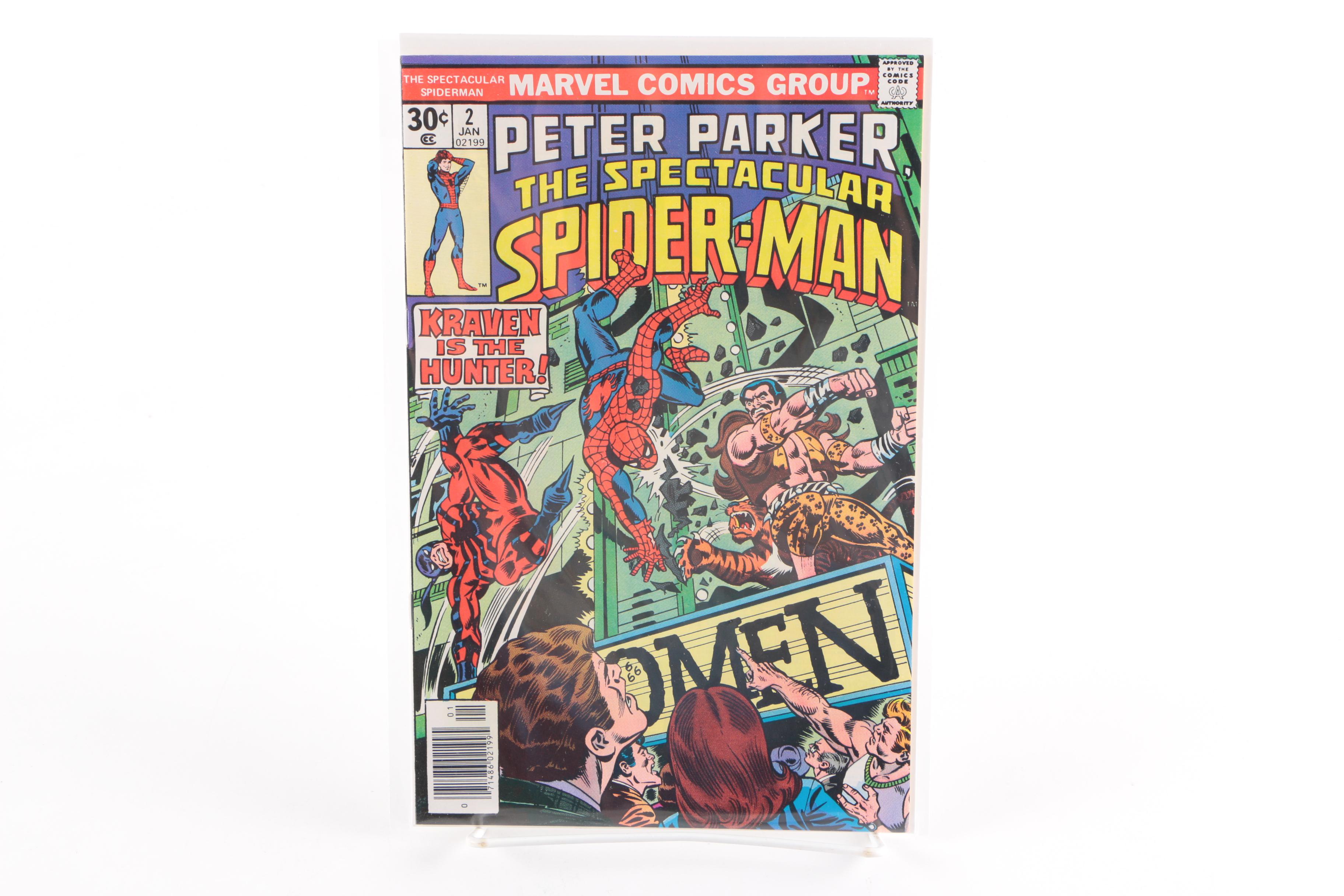 "Spectacular Spider-Man" Issues 1-4 and "Web of Spider-Man" Issue 1 Comics