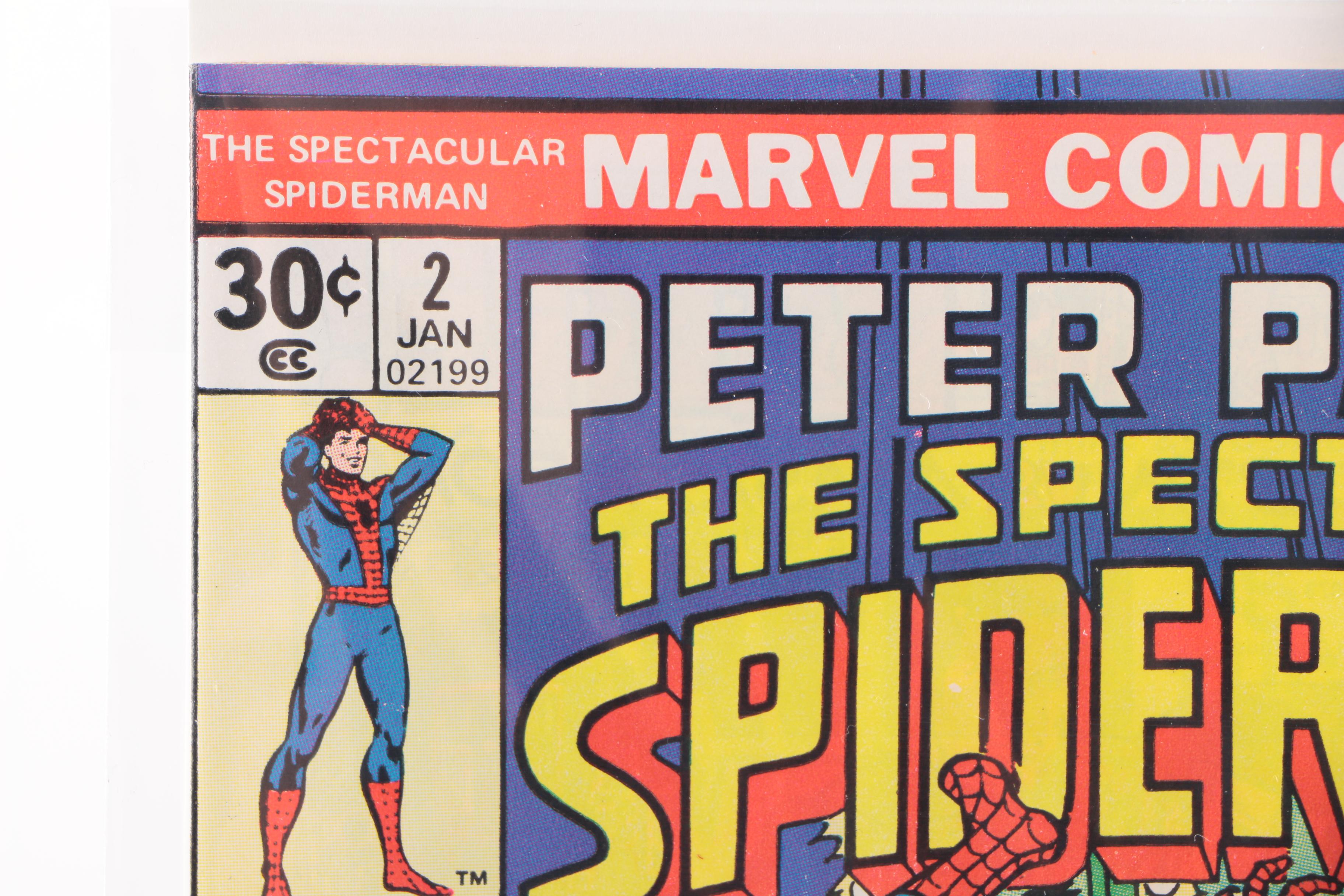 "Spectacular Spider-Man" Issues 1-4 and "Web of Spider-Man" Issue 1 Comics