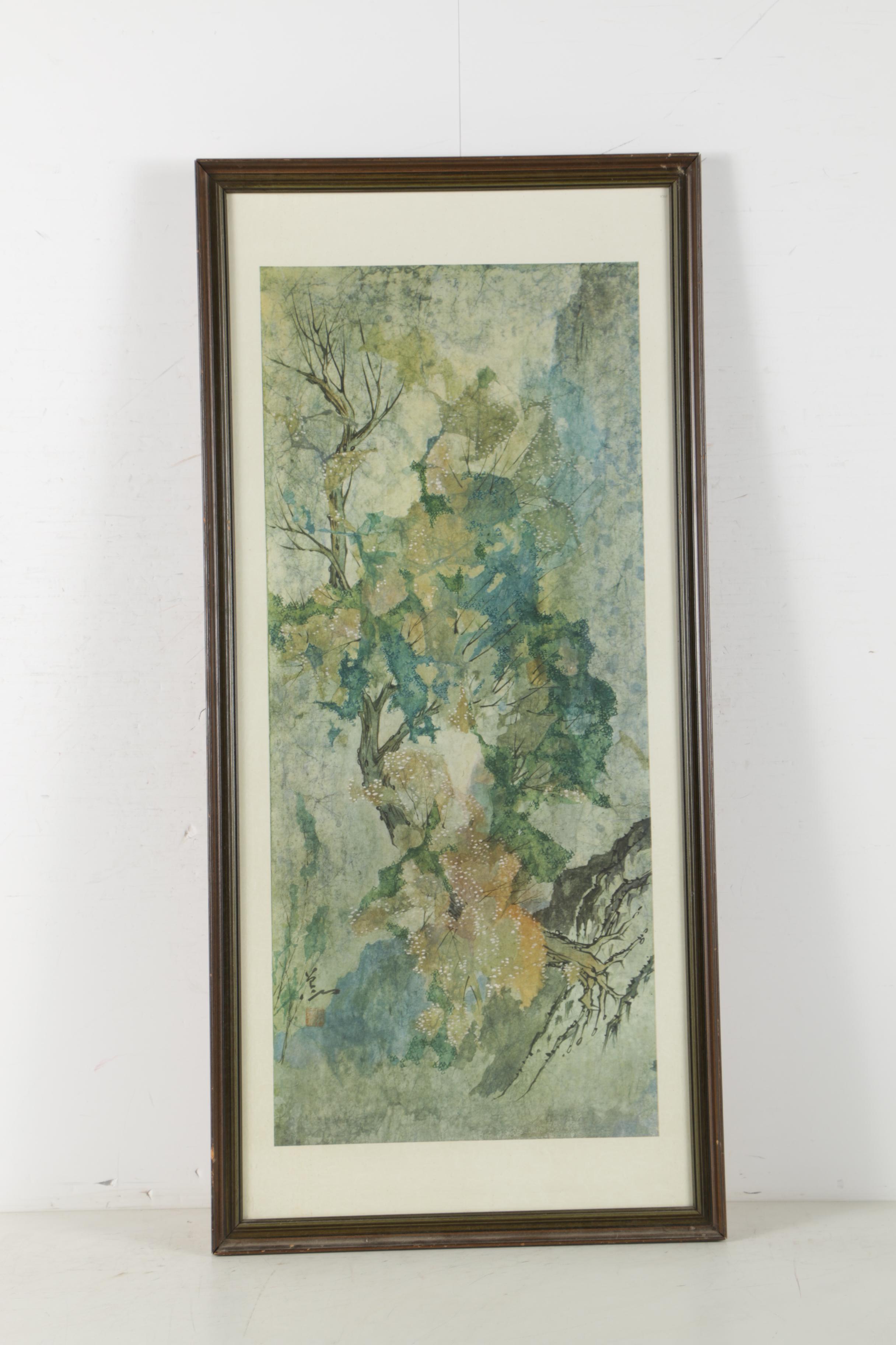 East Asian Style Giclée Prints of Landscapes