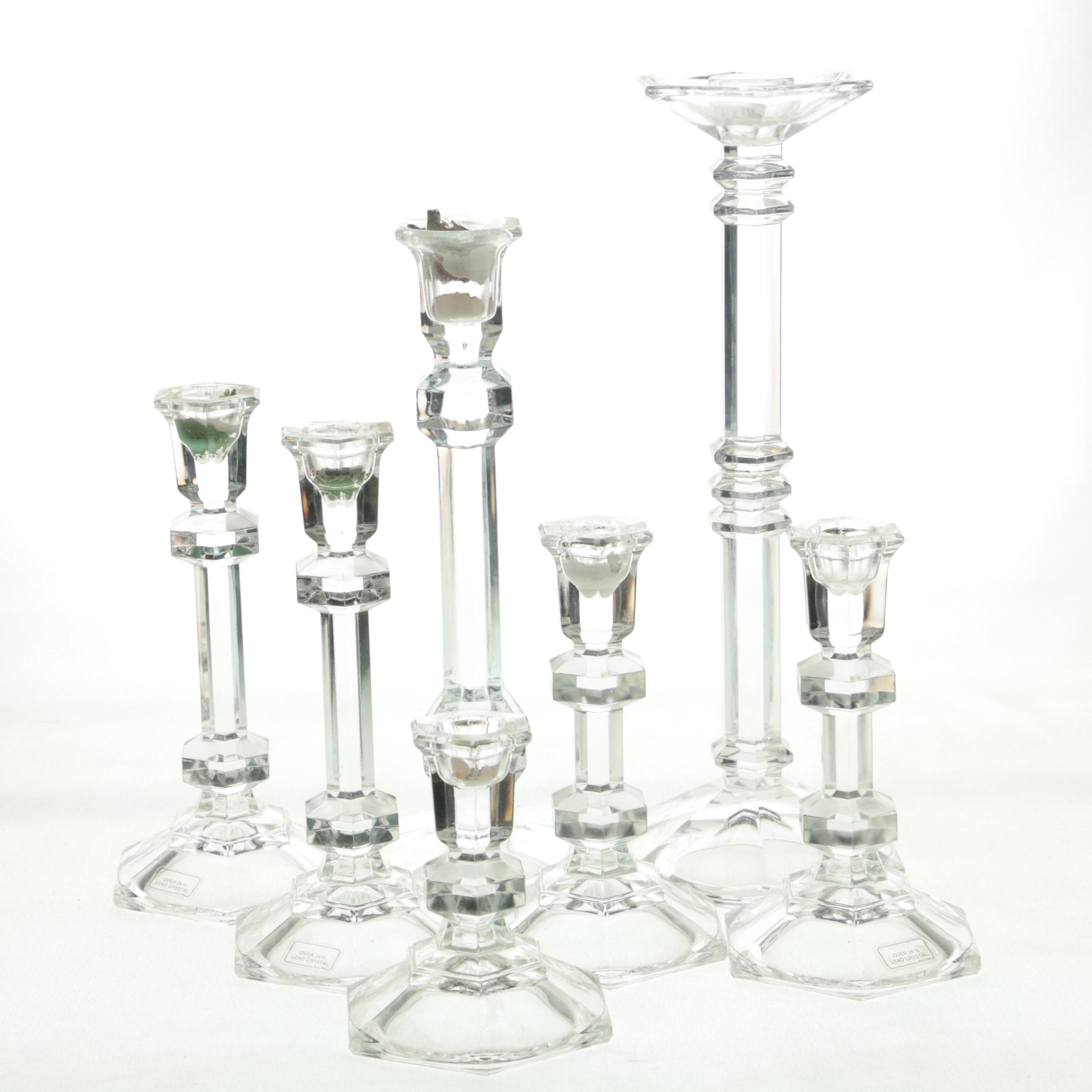 Austrian Lead Crystal Candlesticks