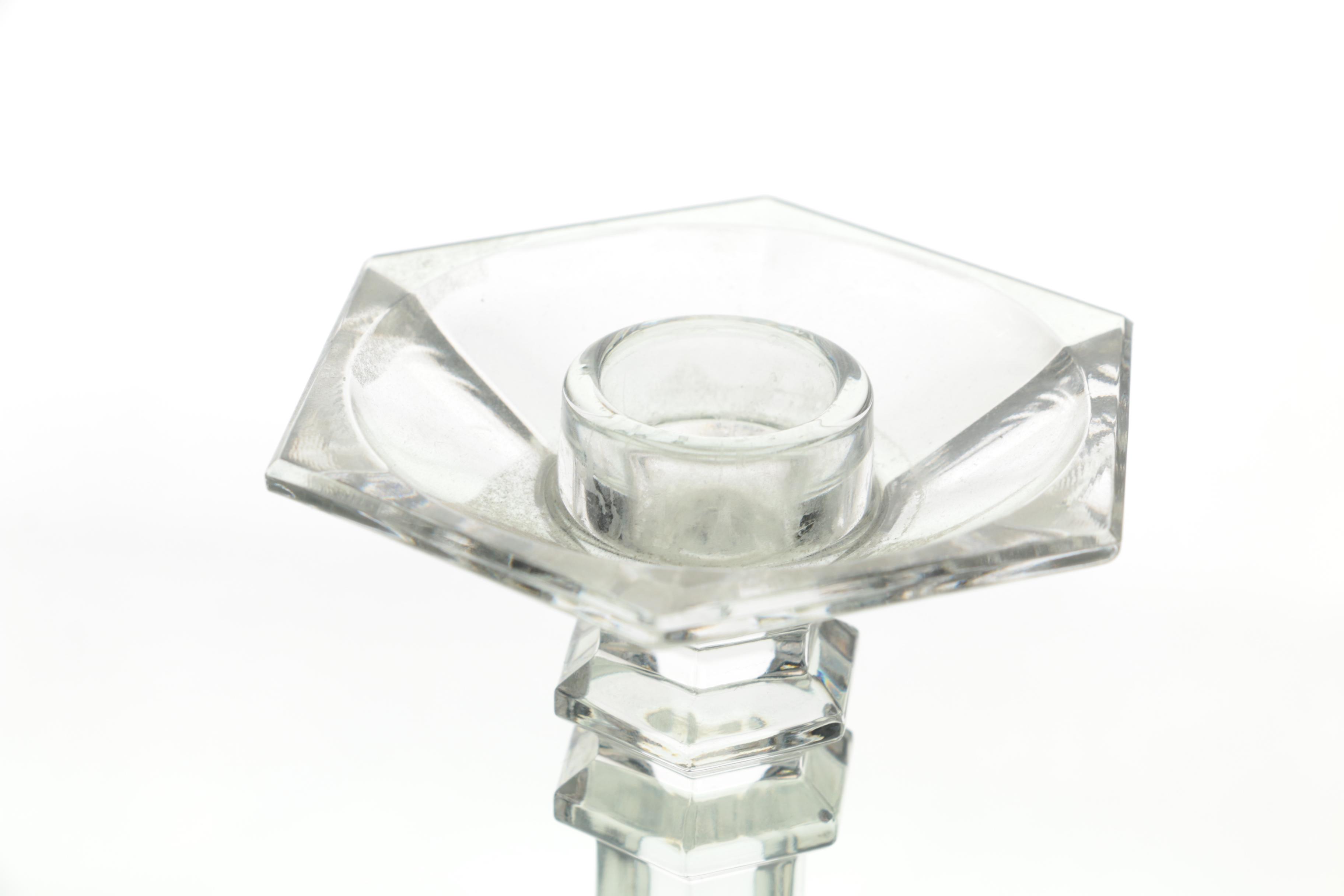 Austrian Lead Crystal Candlesticks