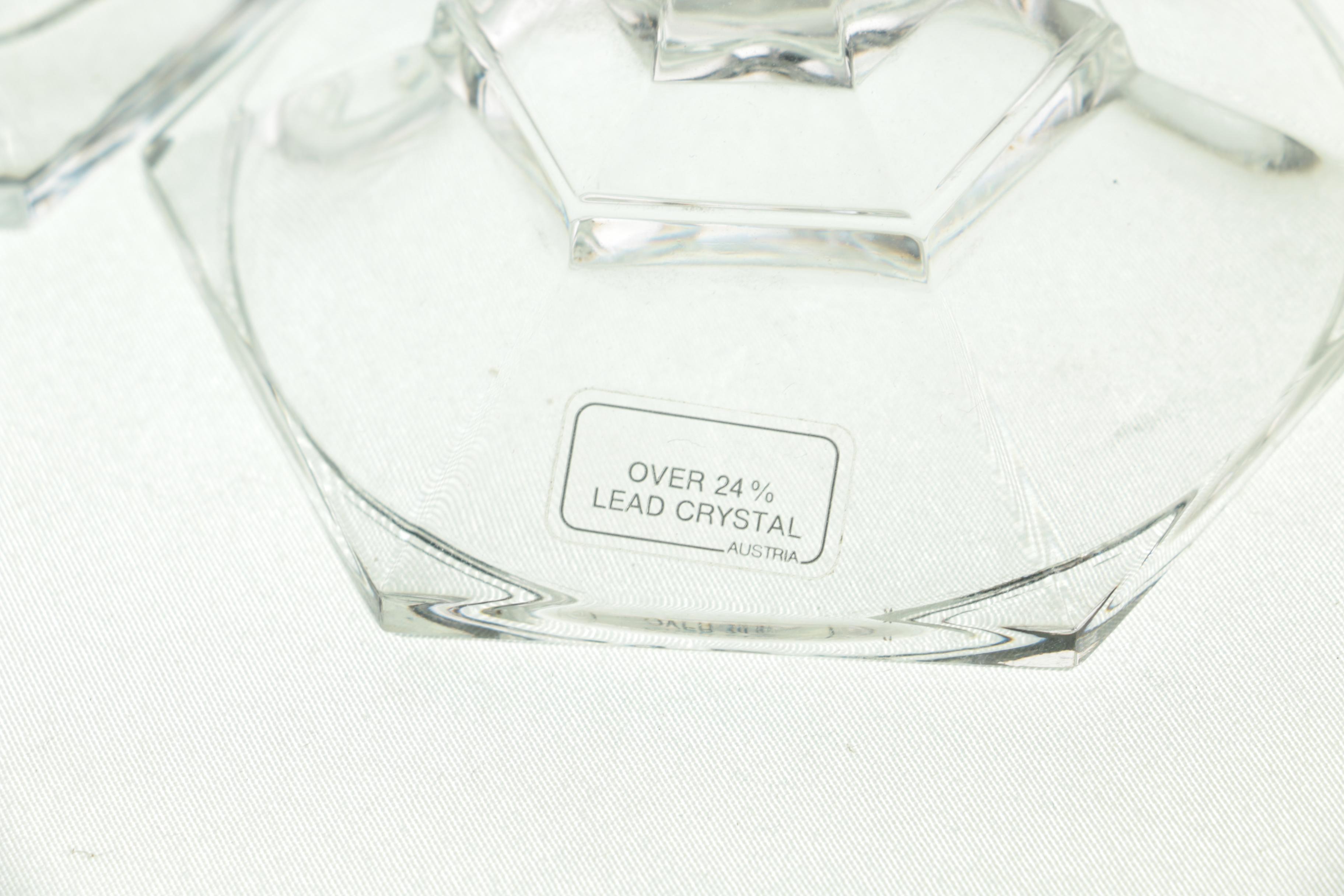 Austrian Lead Crystal Candlesticks