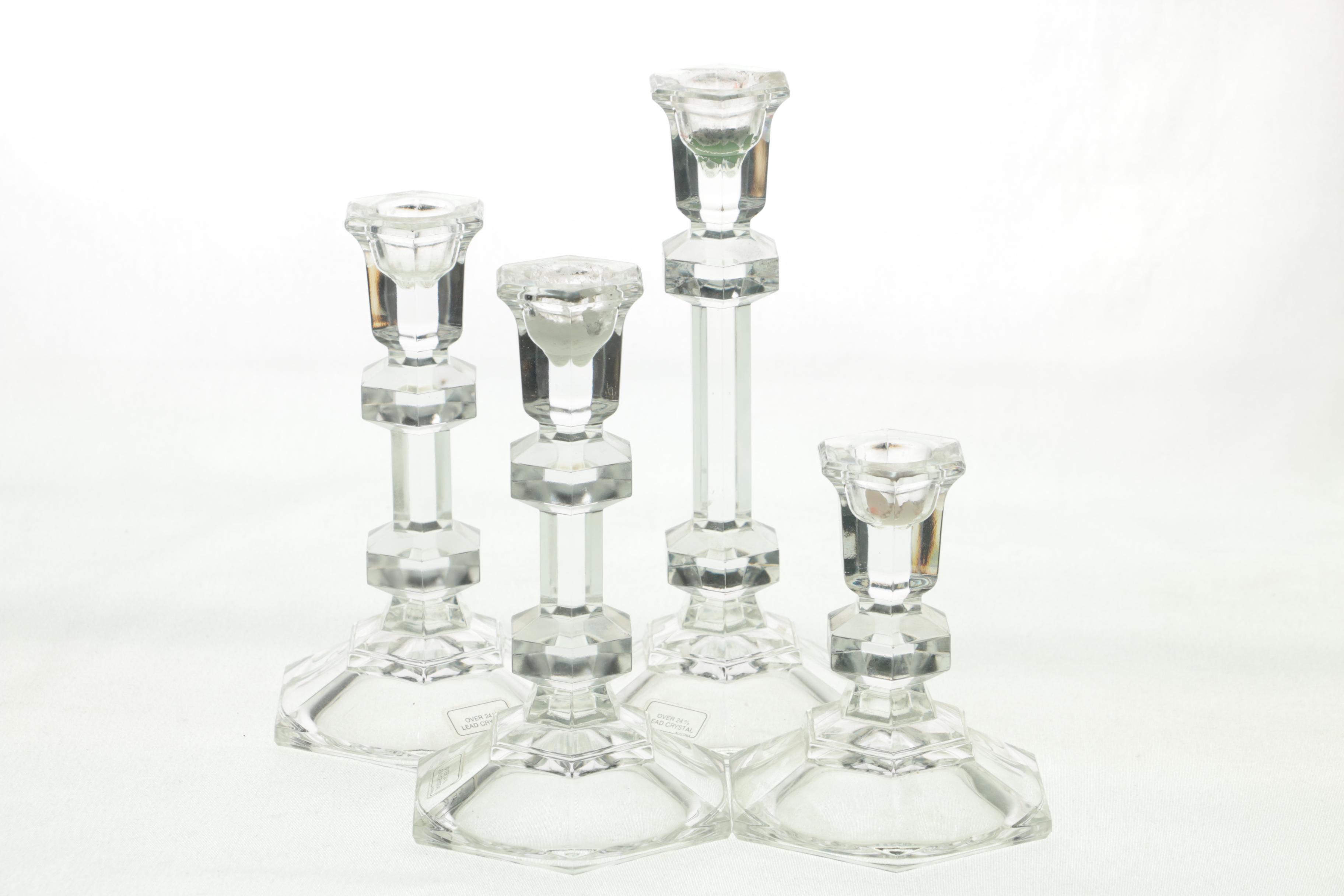 Austrian Lead Crystal Candlesticks