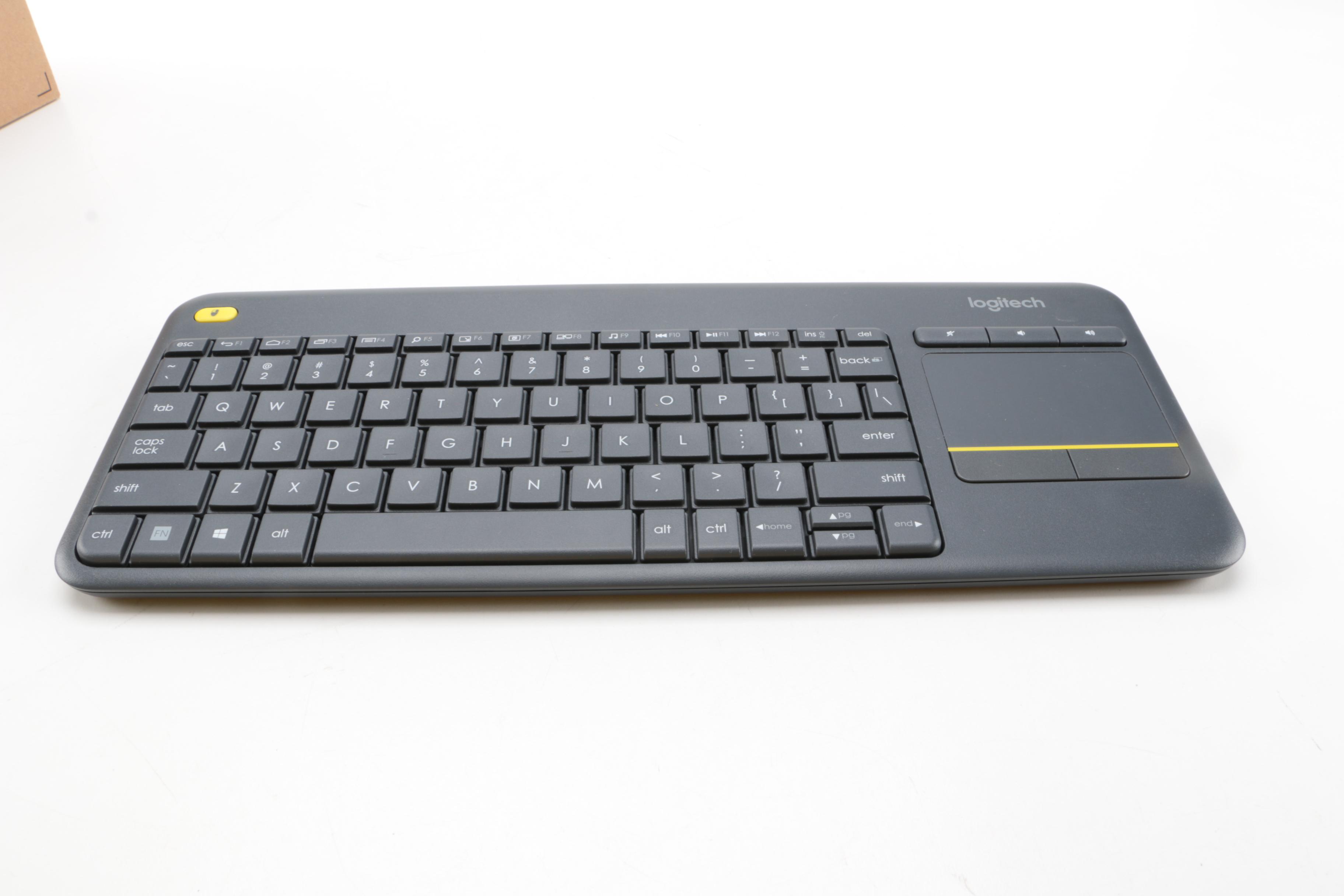 HP Chromebox with Logitech Wireless Keyboard