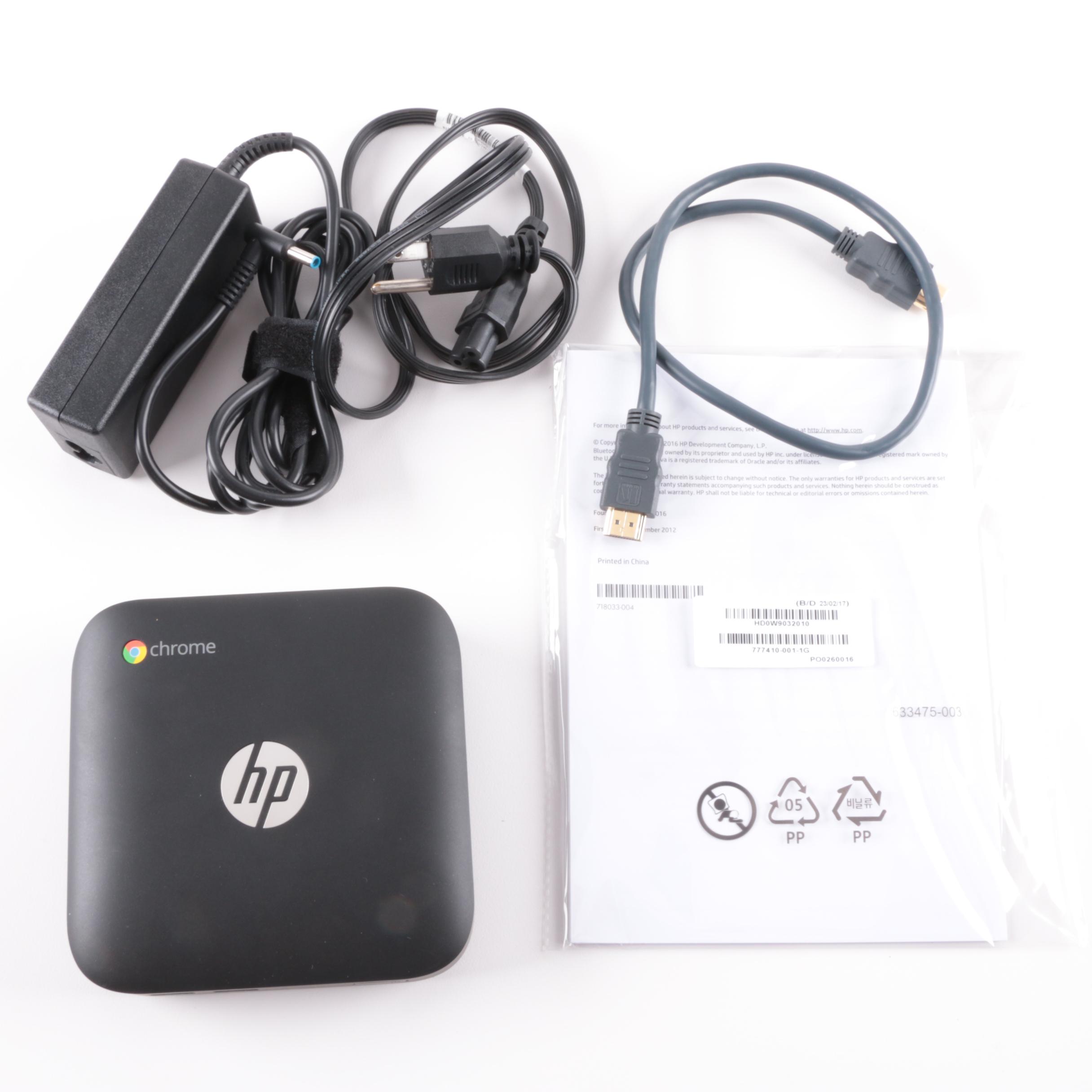 HP Chromebox with Logitech Wireless Keyboard