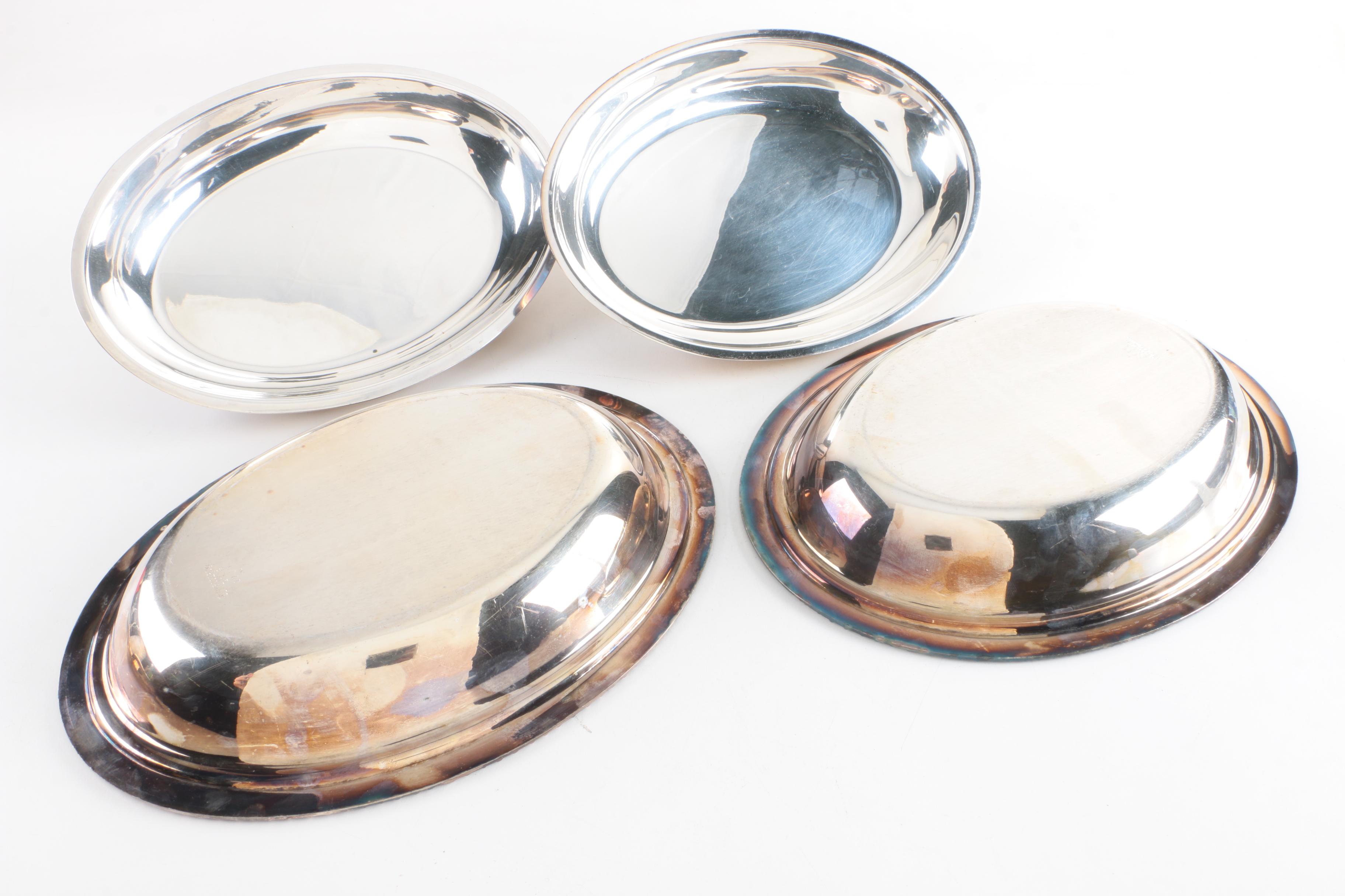 Wm. Rogers Silver Plate Lidded Serving Dishes