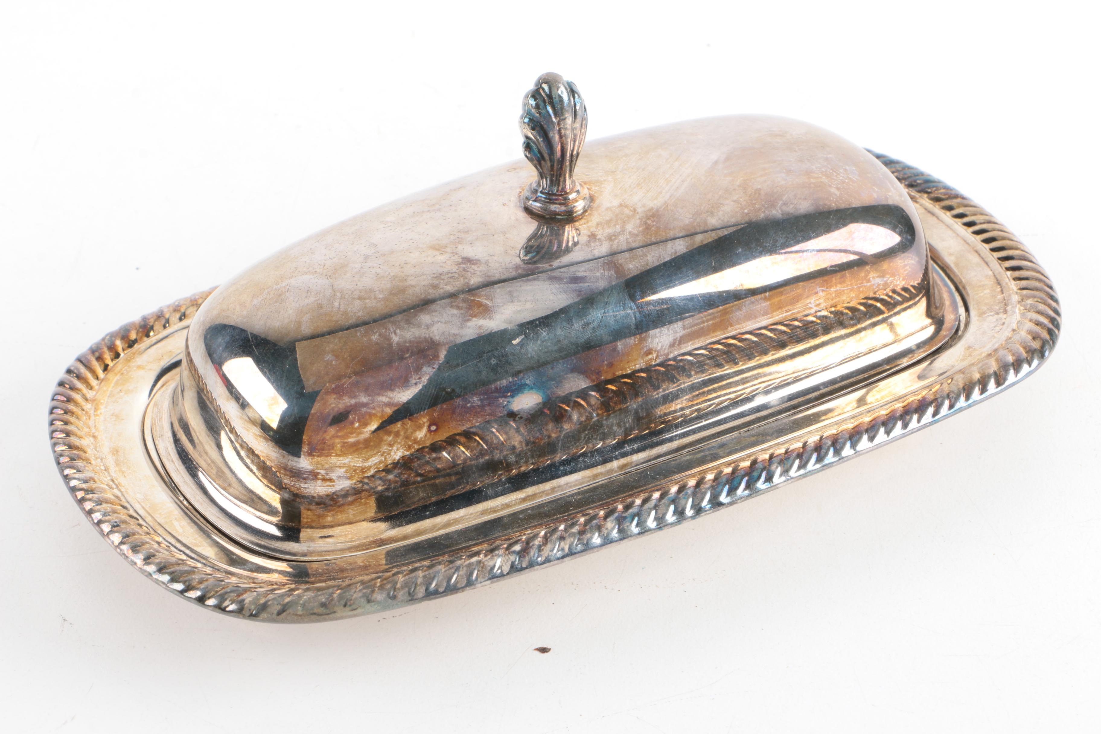 Wm. Rogers Silver Plate Lidded Serving Dishes