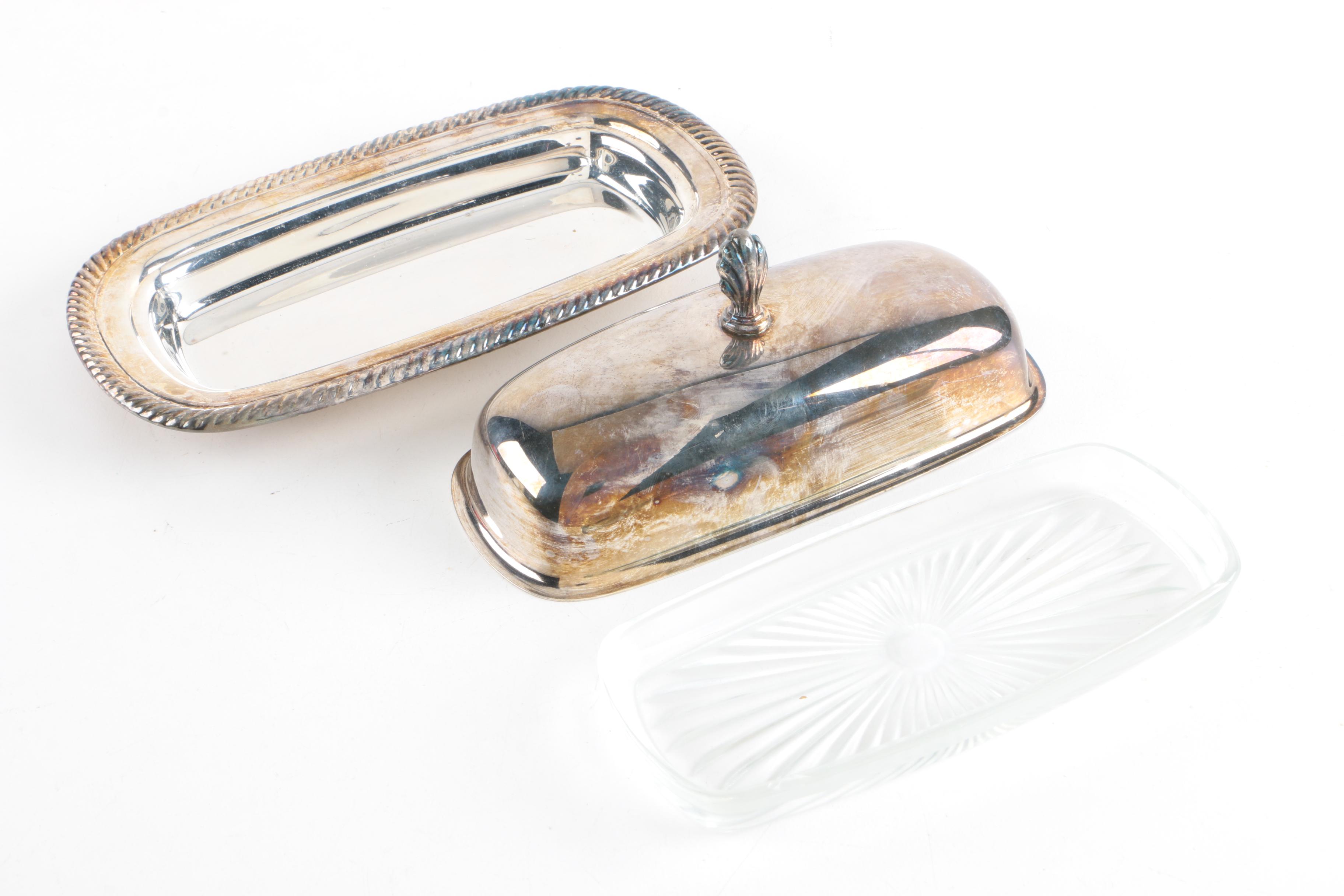 Wm. Rogers Silver Plate Lidded Serving Dishes