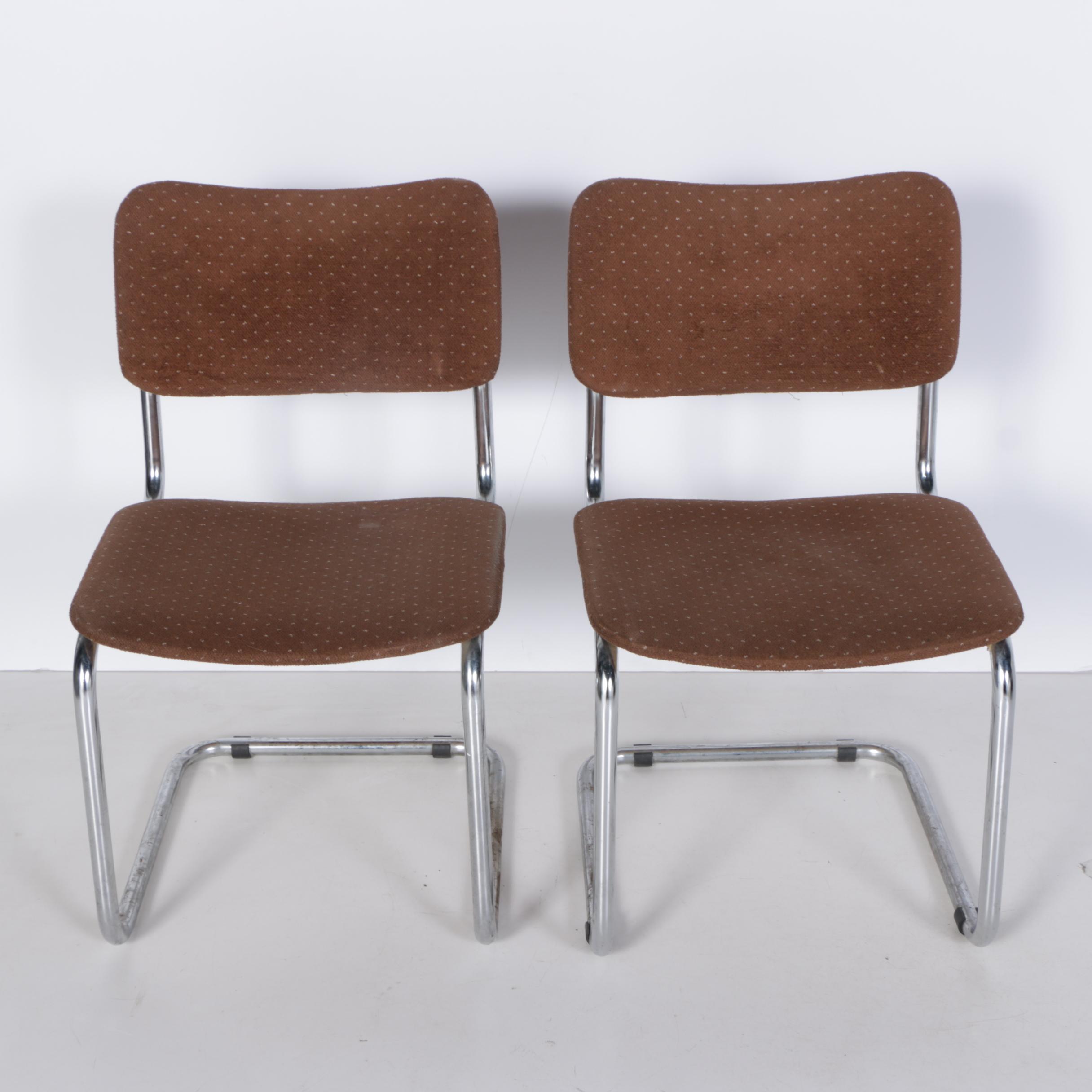 Three 1980s Modern "Cesca" Style Chairs