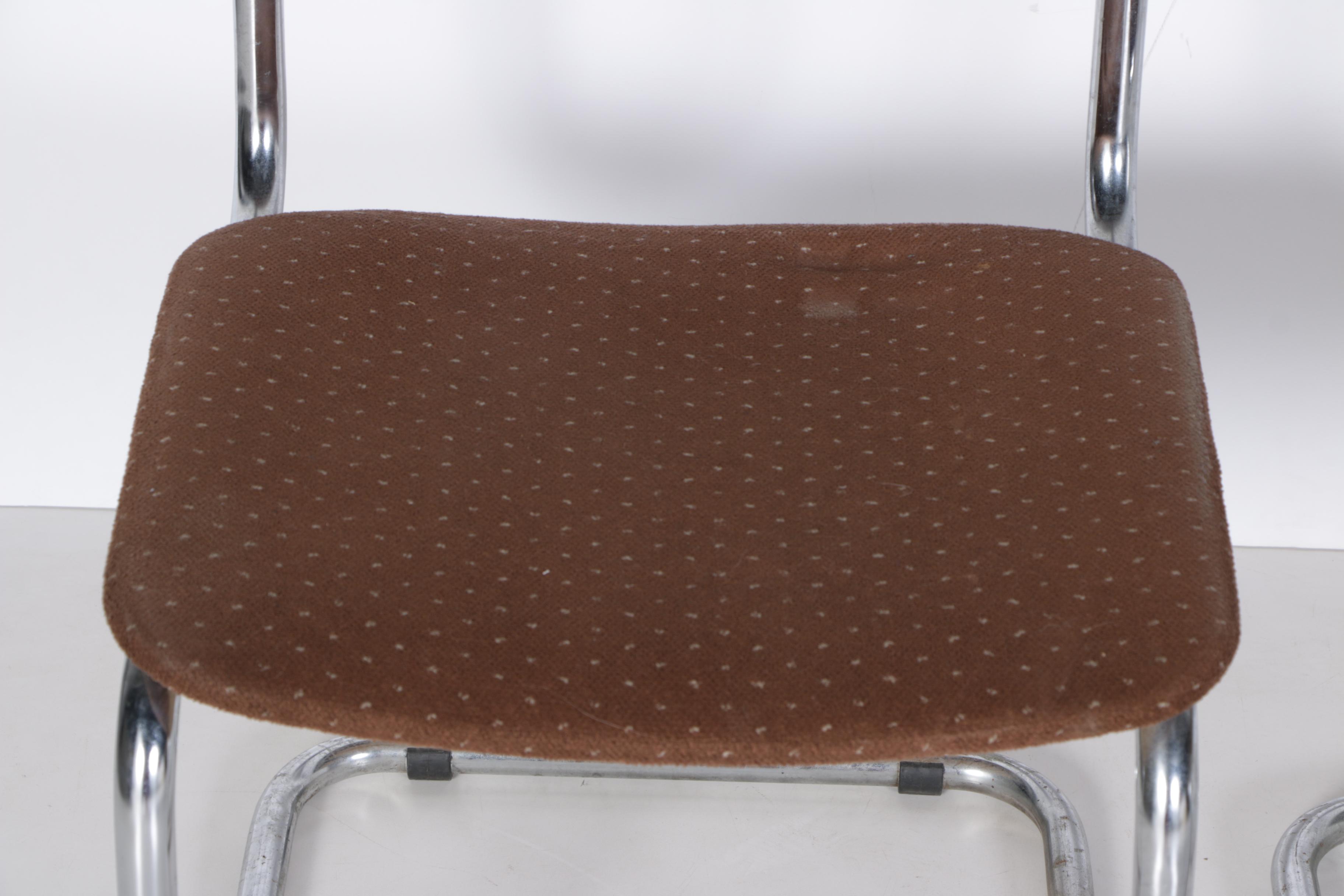 Three 1980s Modern "Cesca" Style Chairs