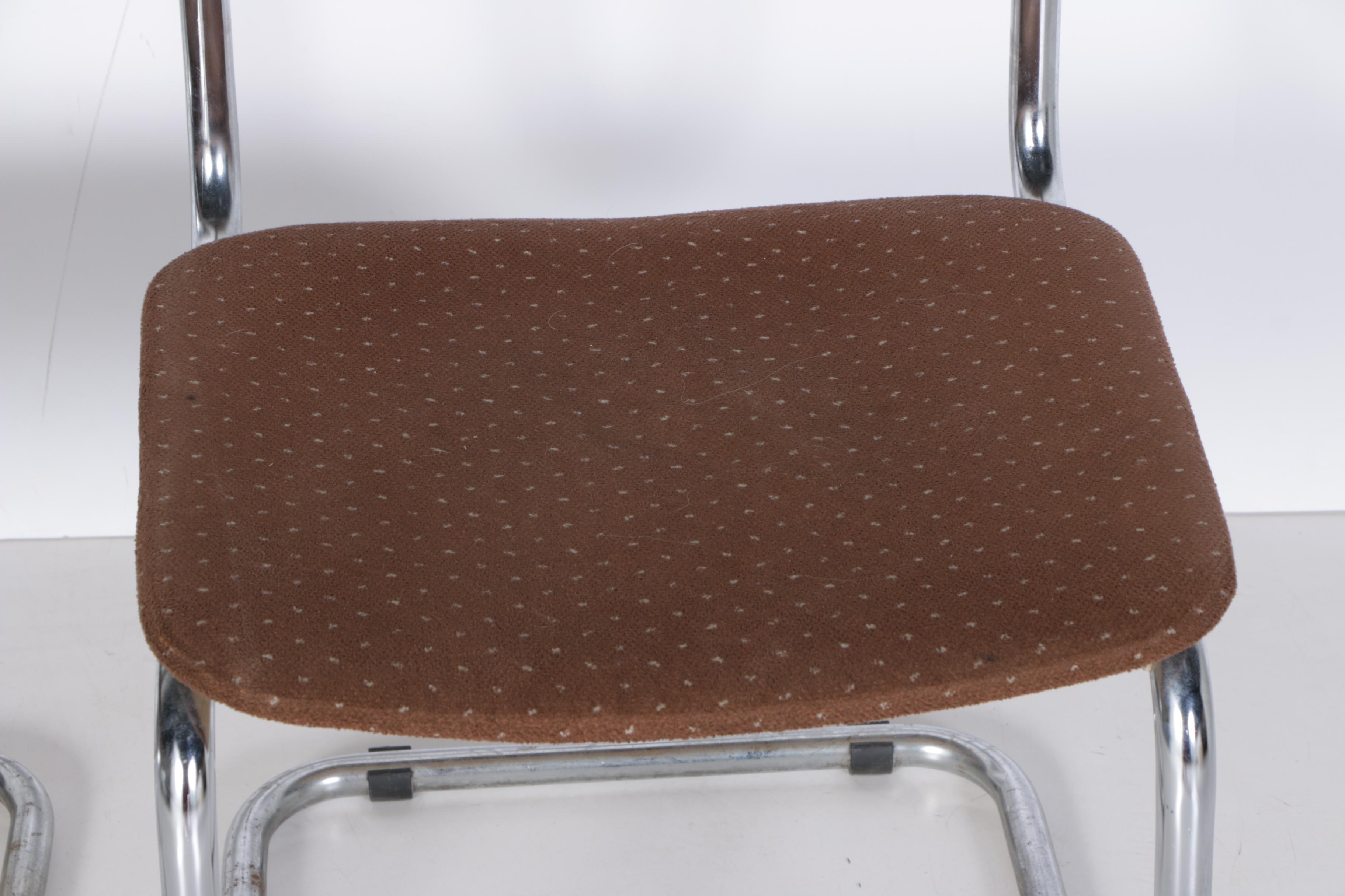 Three 1980s Modern "Cesca" Style Chairs