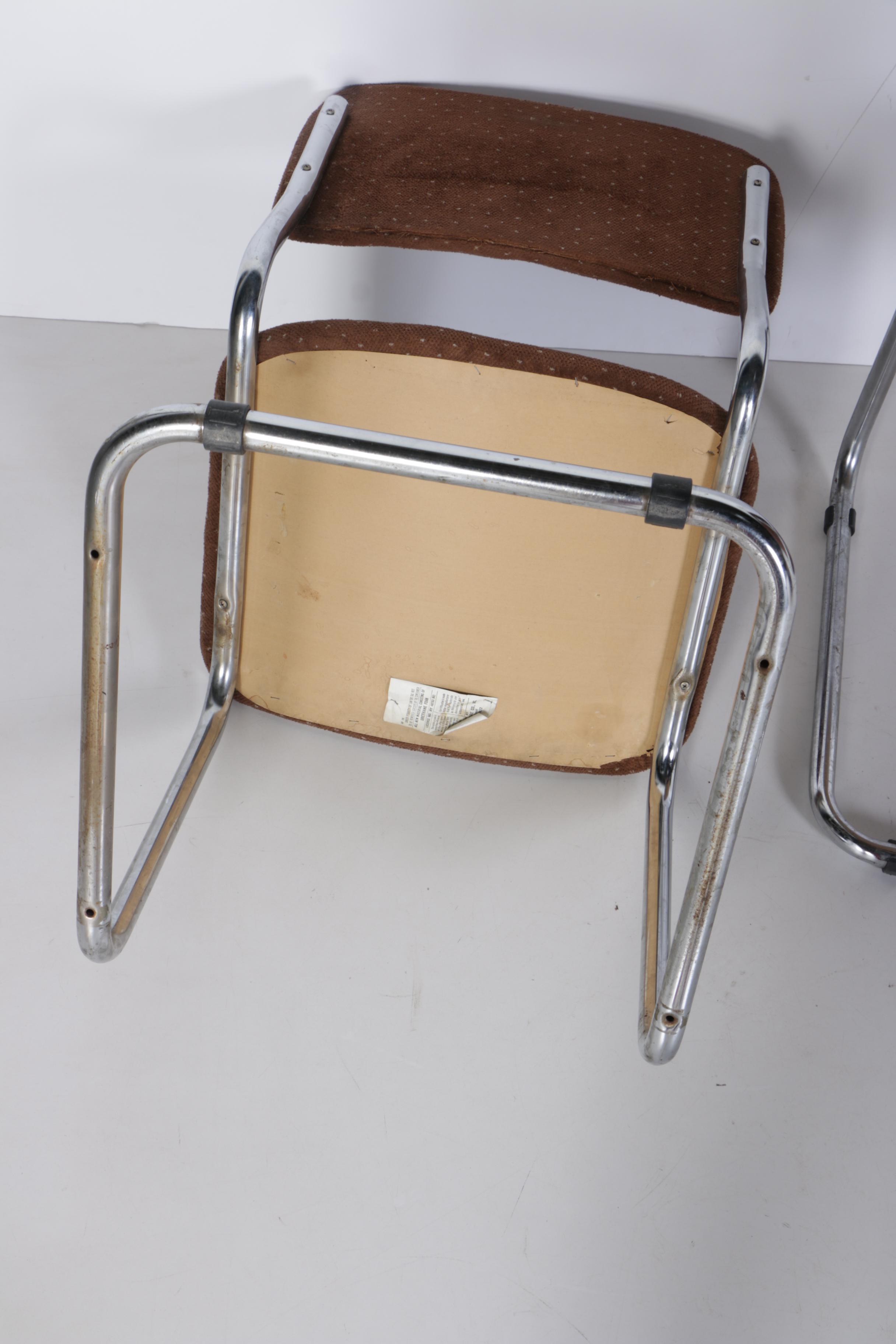 Three 1980s Modern "Cesca" Style Chairs