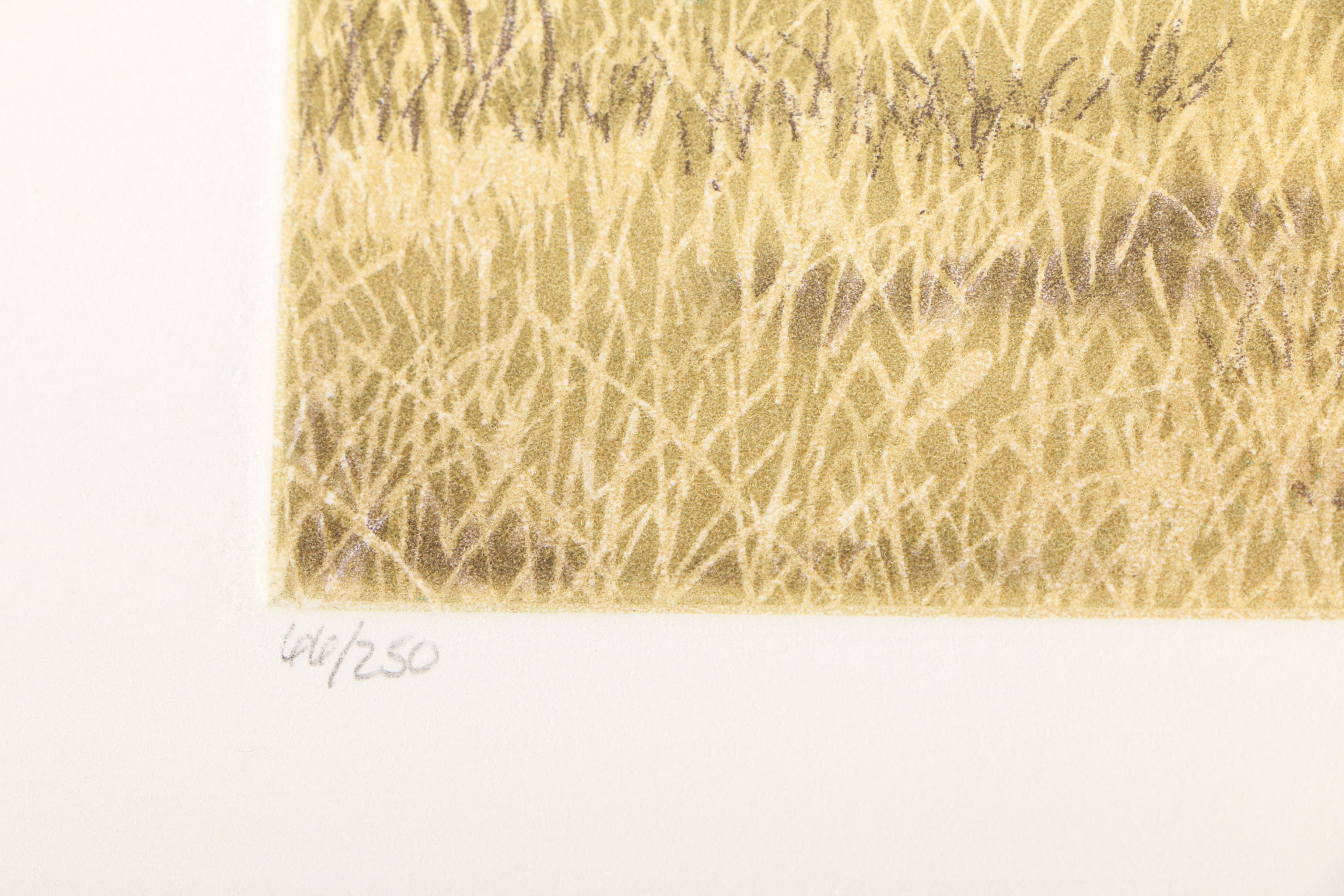 Barbara Munns Etchings "Fulling Mill", "Orchard Mill", and "Manor Farm"