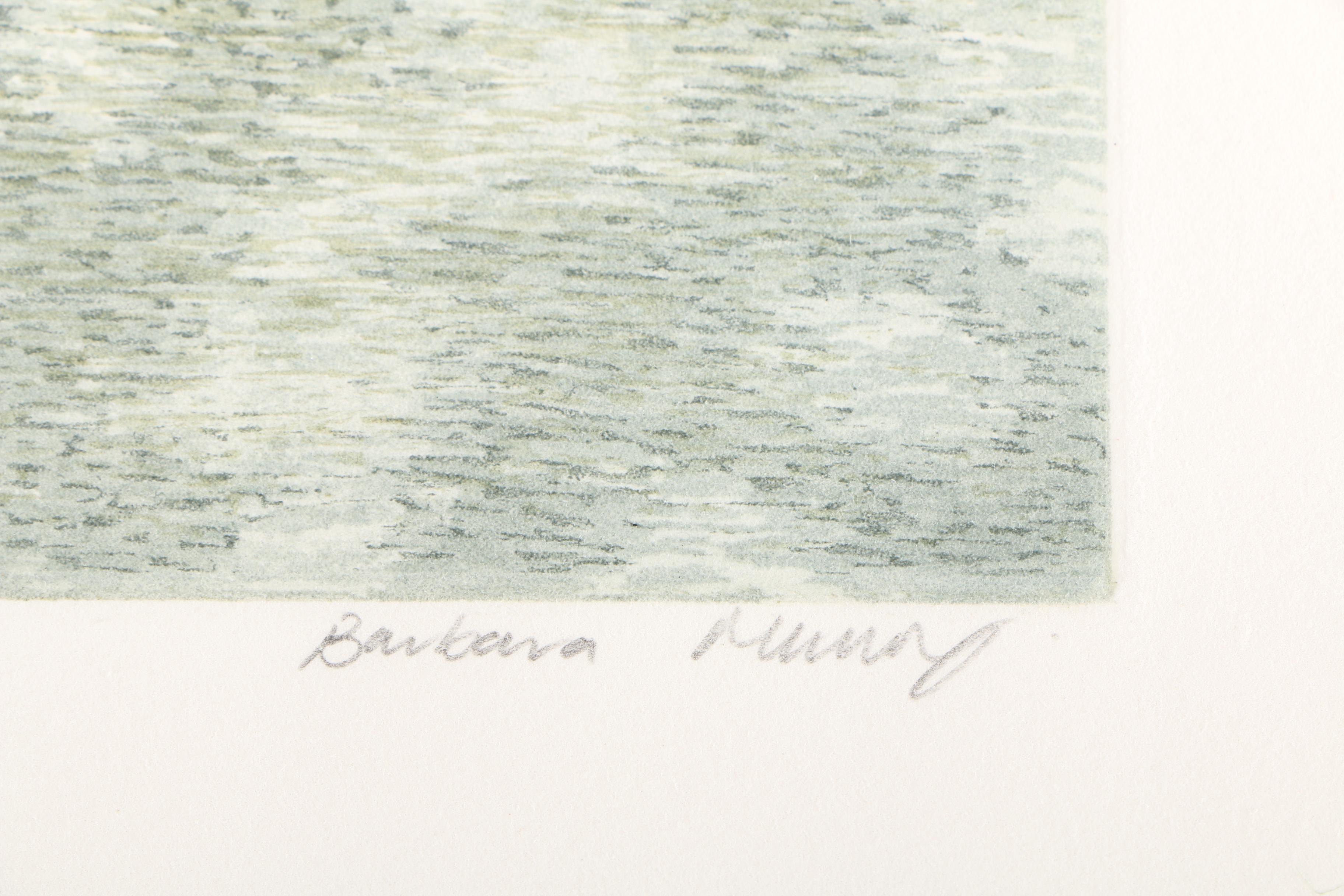 Barbara Munns Etchings "Fulling Mill", "Orchard Mill", and "Manor Farm"