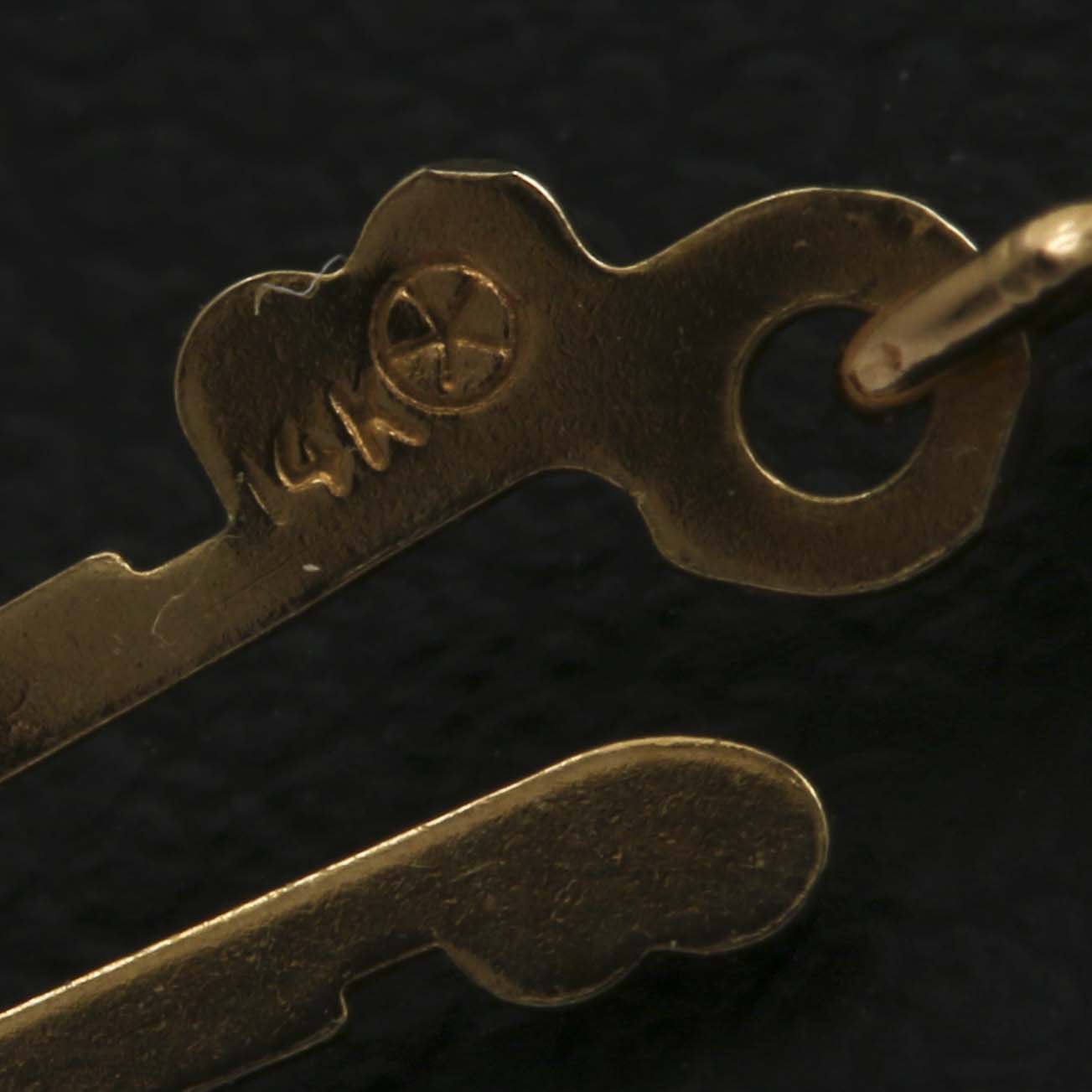 14K Yellow Gold Cultured Pearl Necklace