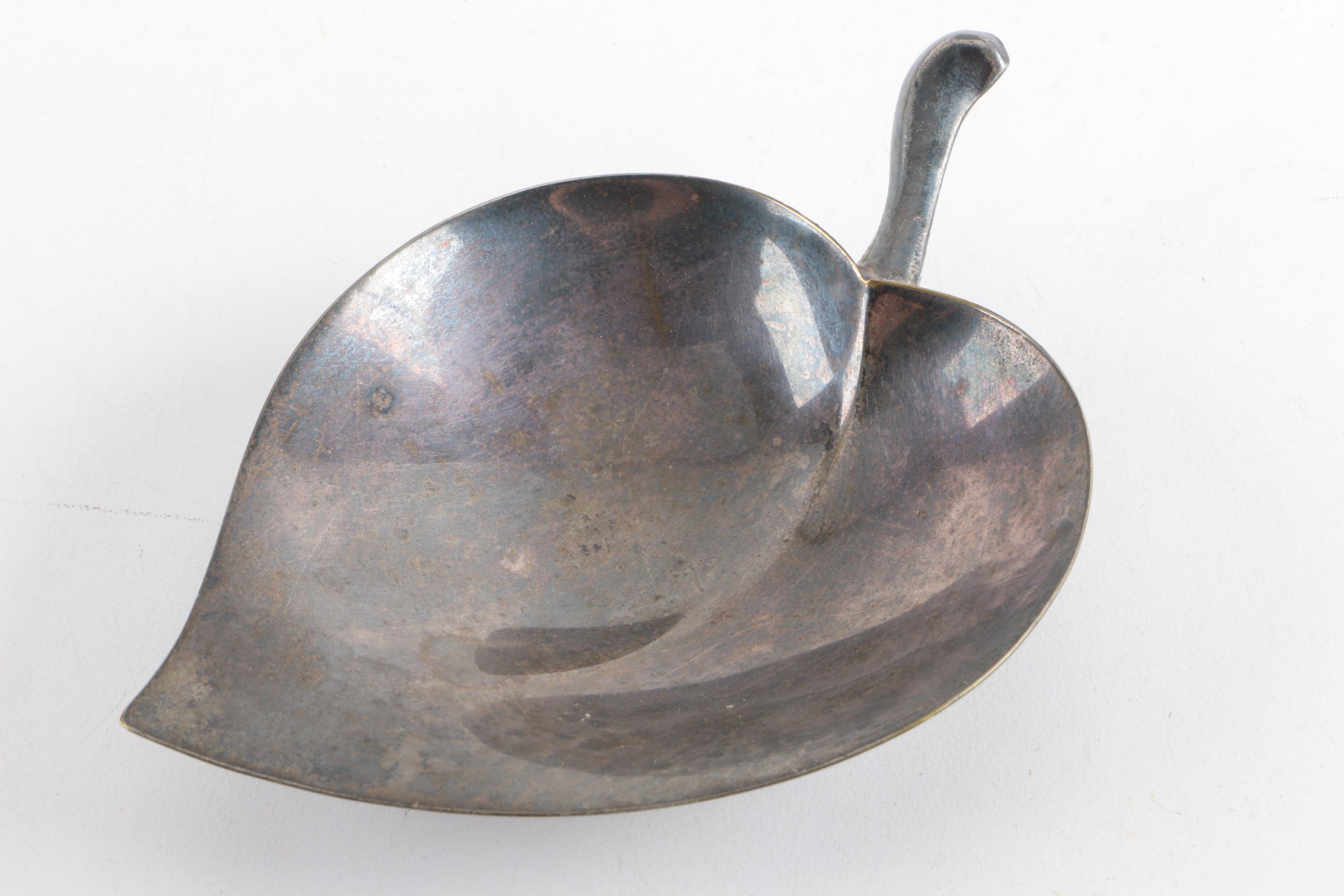 Wilmort Chicago Crumb Sweeper and Other Silver Plate Tableware