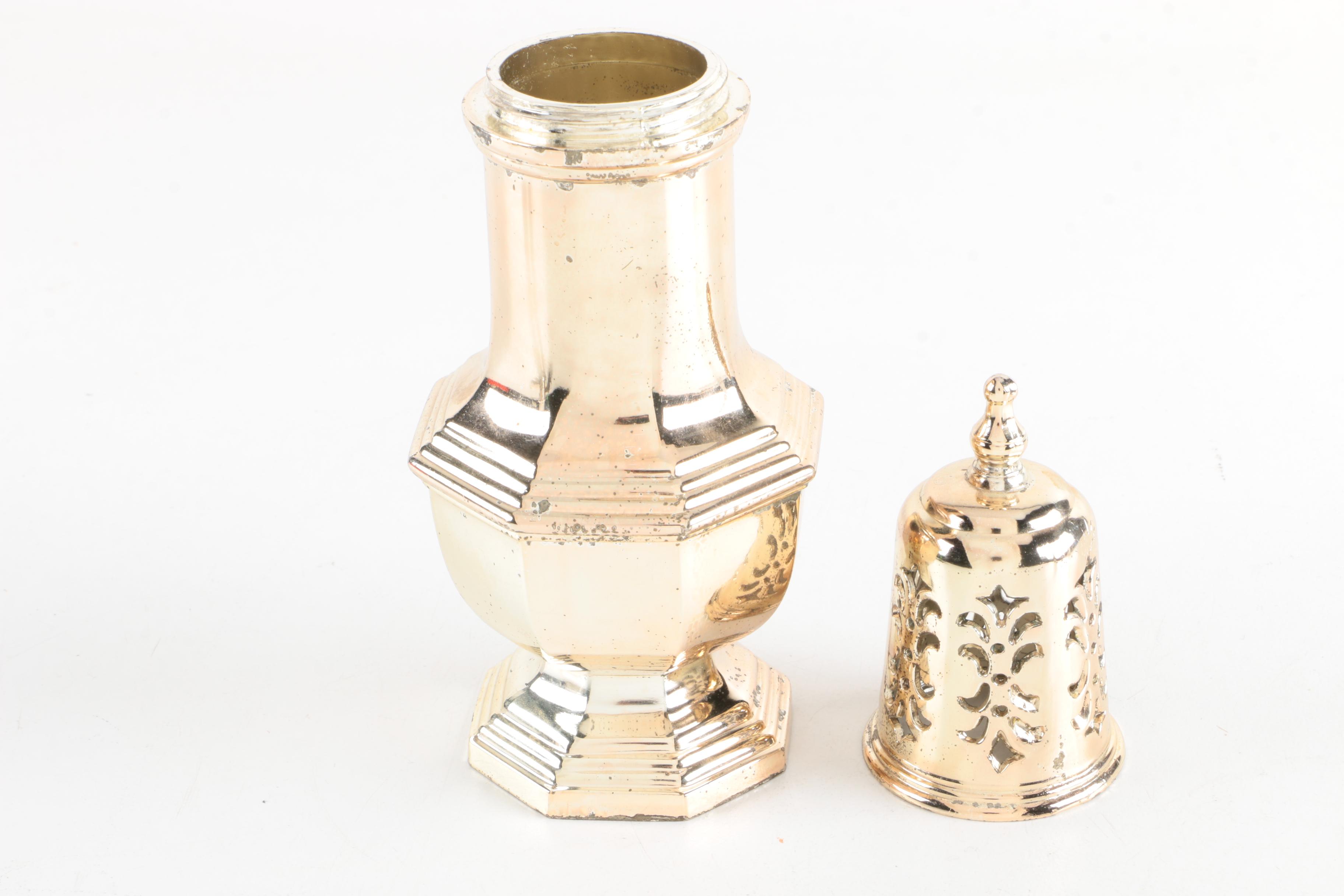 Wilmort Chicago Crumb Sweeper and Other Silver Plate Tableware