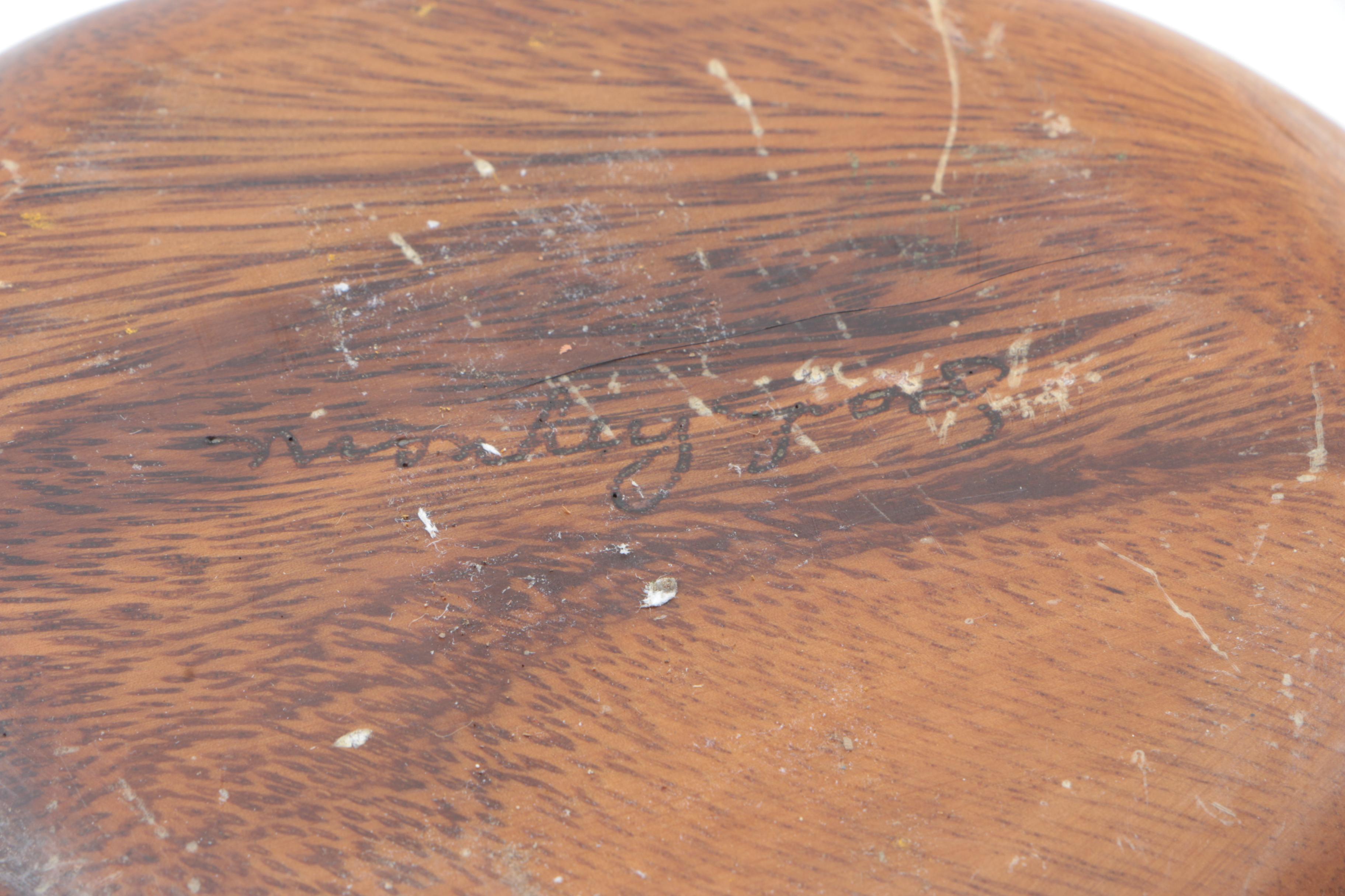 Vintage Carved Wood Bowls, Vase, and Lacquered Trays