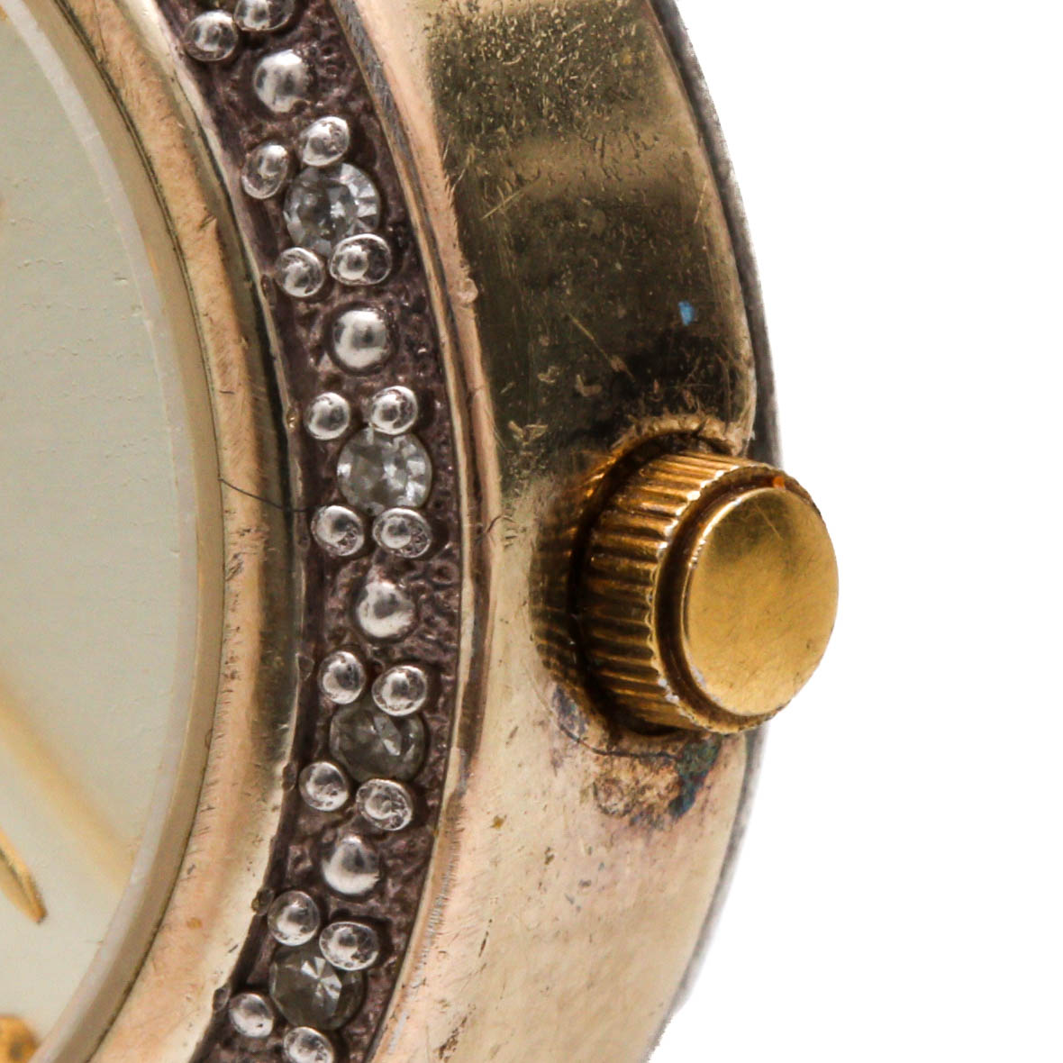 Zeon Sterling Silver Diamond Watch