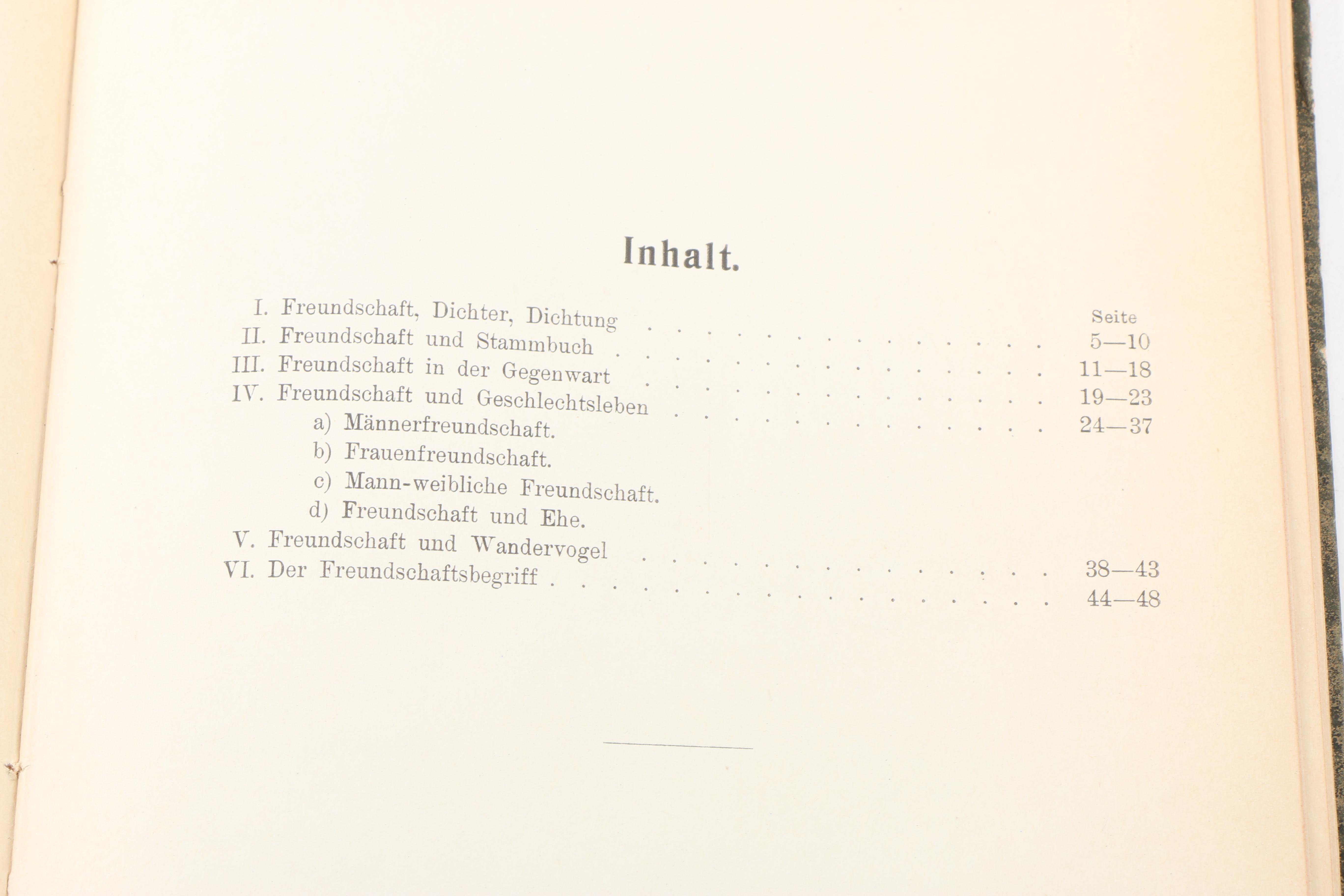 "Freundschalt und Sexualität" 1916 And Other Various Genre Non-Fiction Books