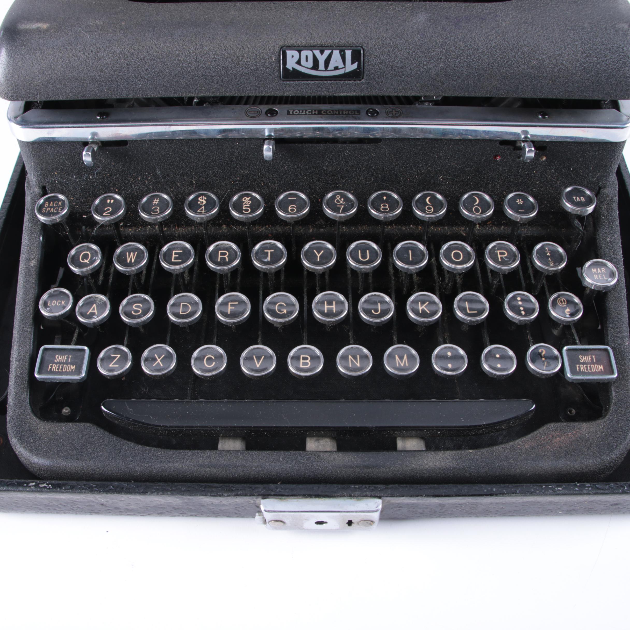 Vintage Royal "Aristocrat" Typewriter