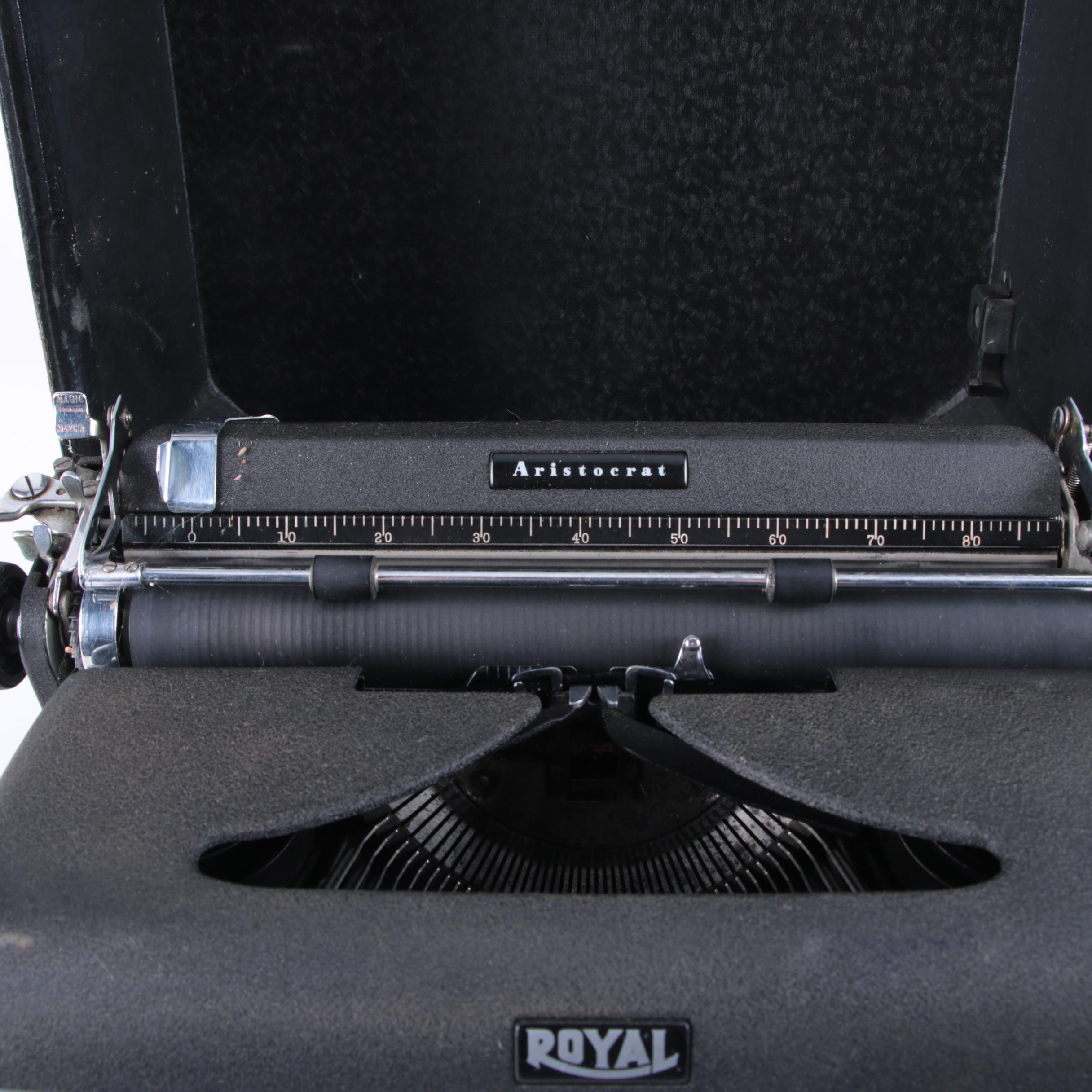 Vintage Royal "Aristocrat" Typewriter
