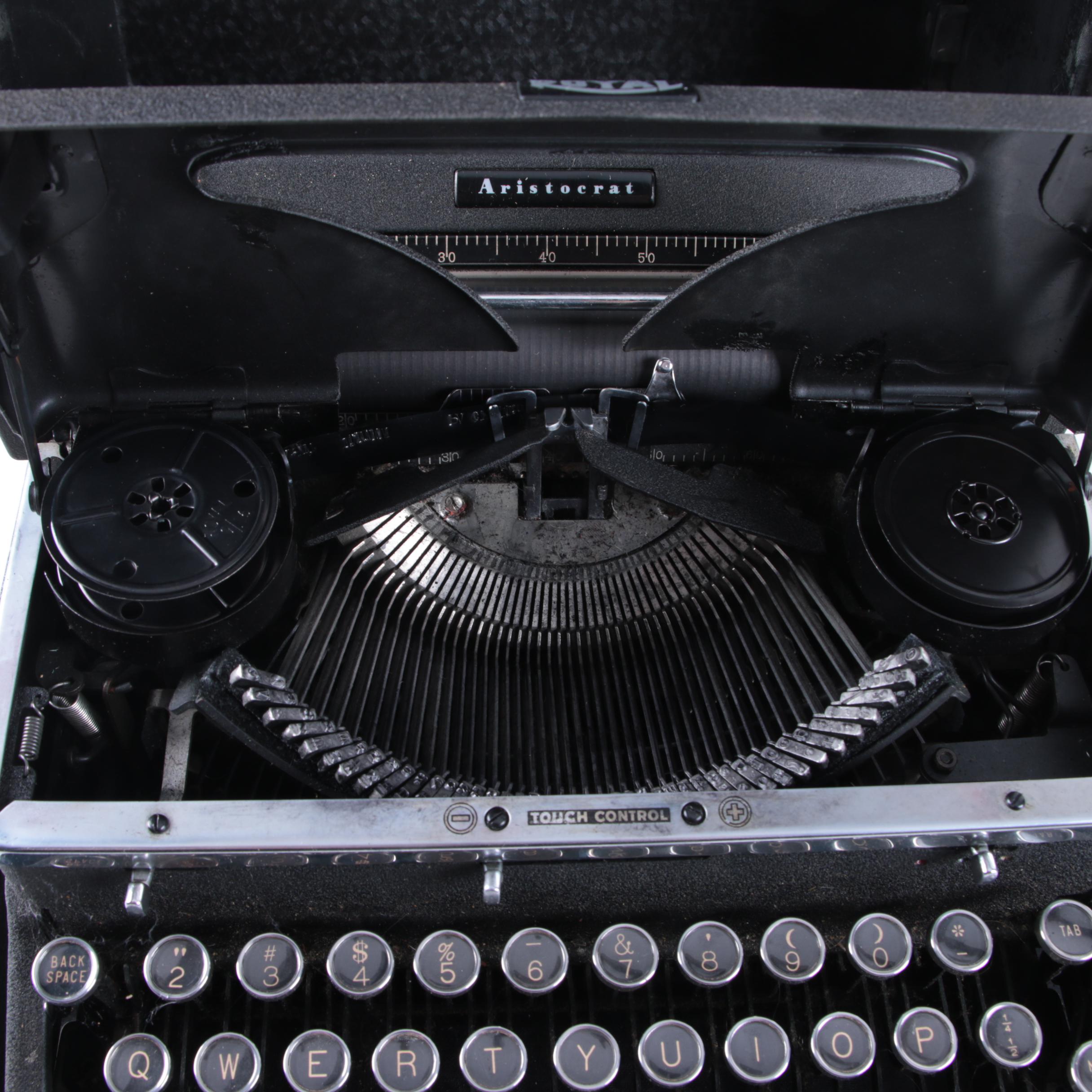 Vintage Royal "Aristocrat" Typewriter