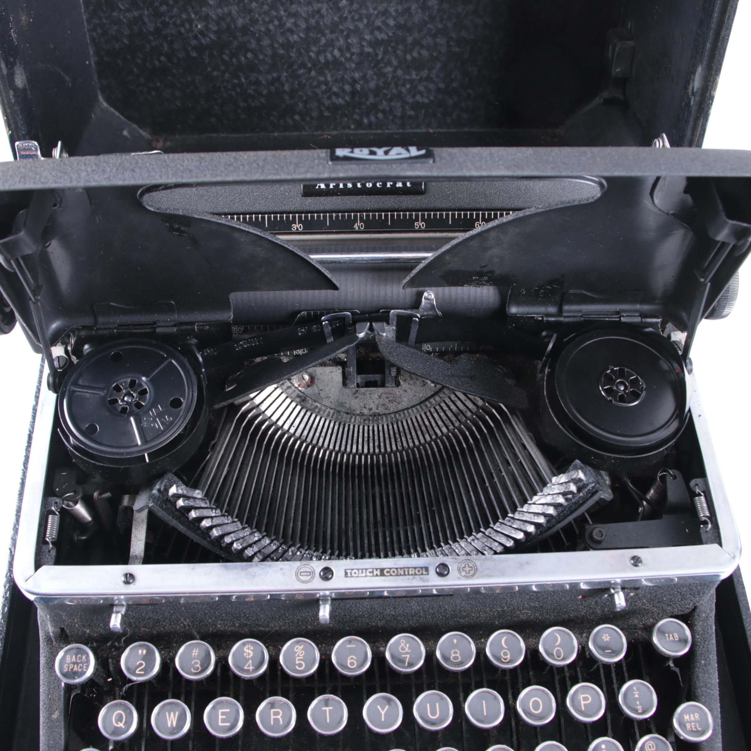 Vintage Royal "Aristocrat" Typewriter