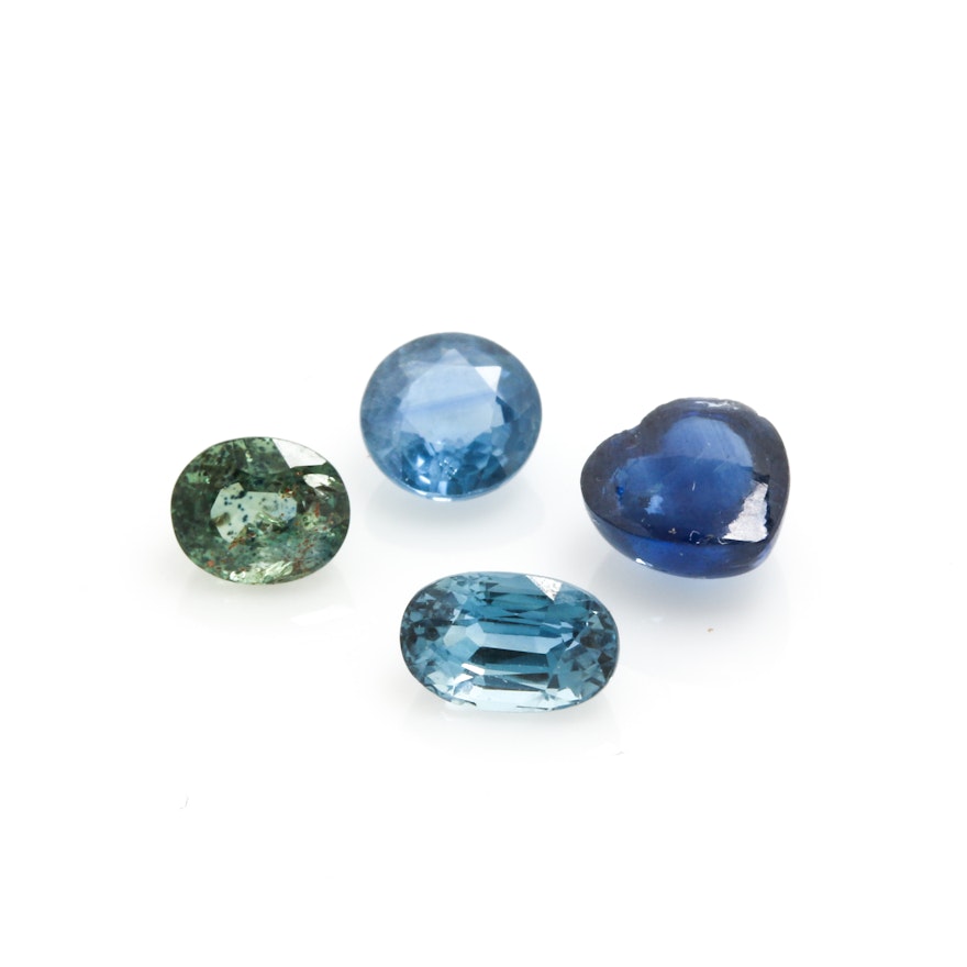 Loose 3.18 CTW Sapphire Gemstones