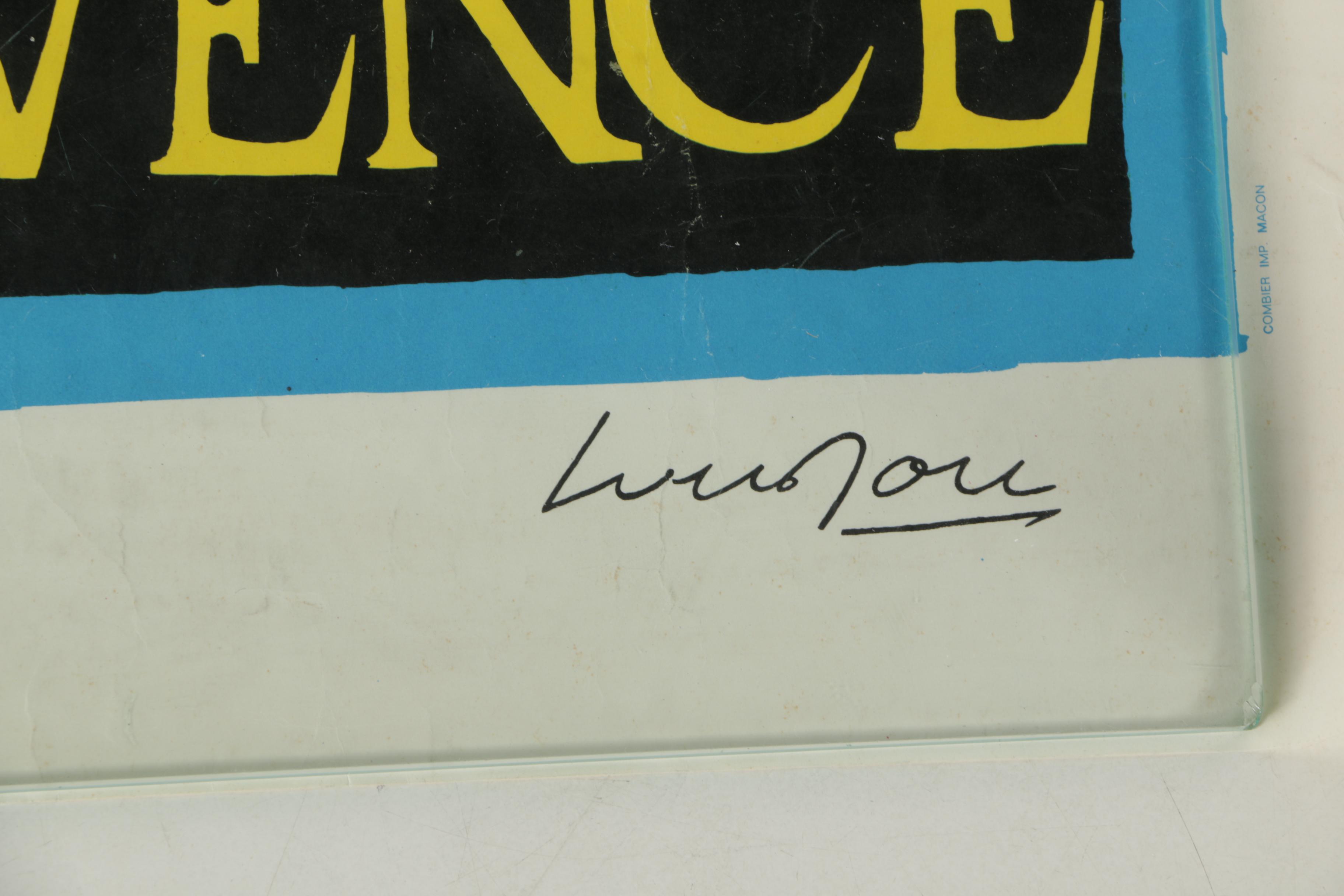 Vintage Danish and French Serigraph Posters Featuring Bjorn Wiinblad